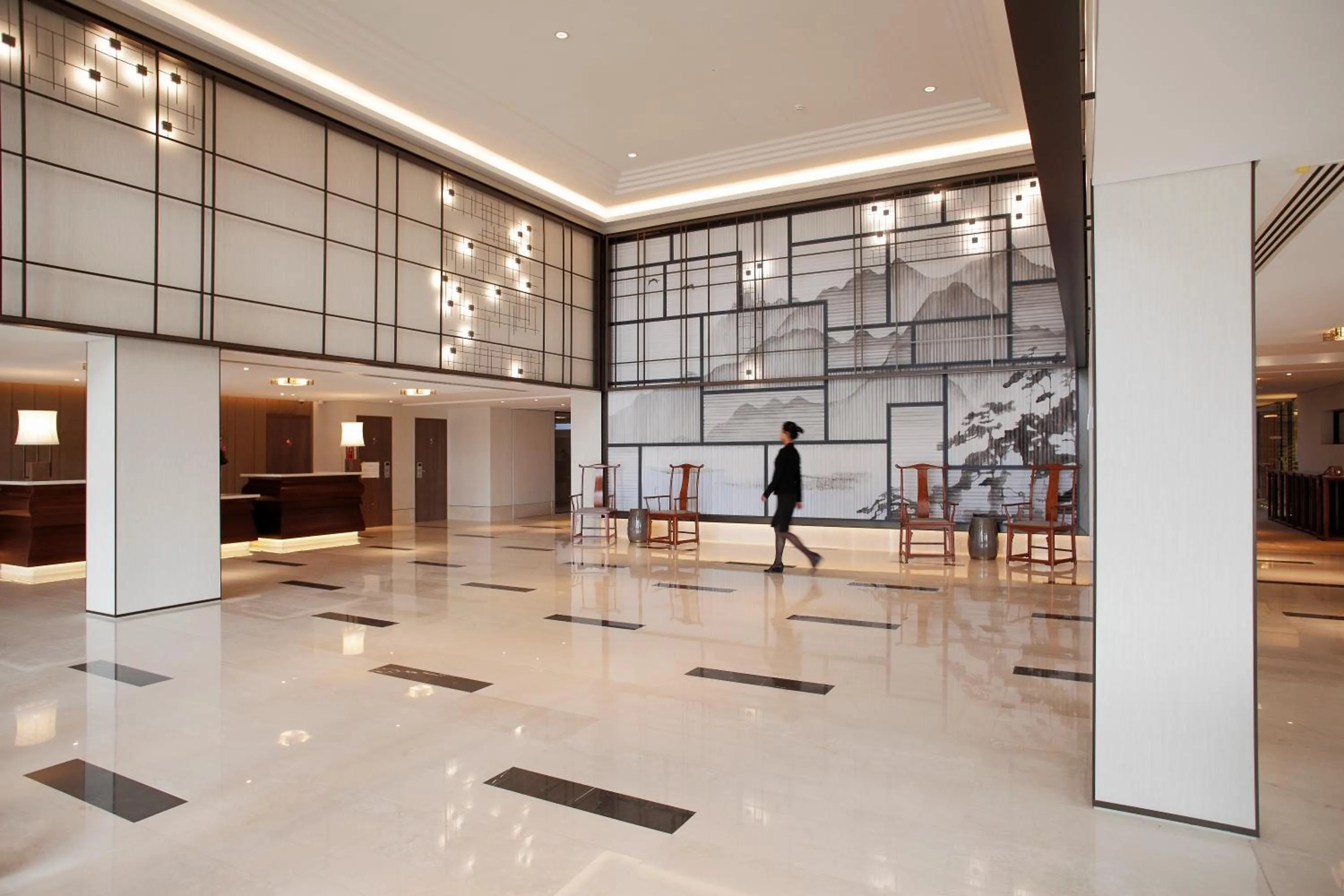 Lobby or reception in Tangla Hotel Brussels