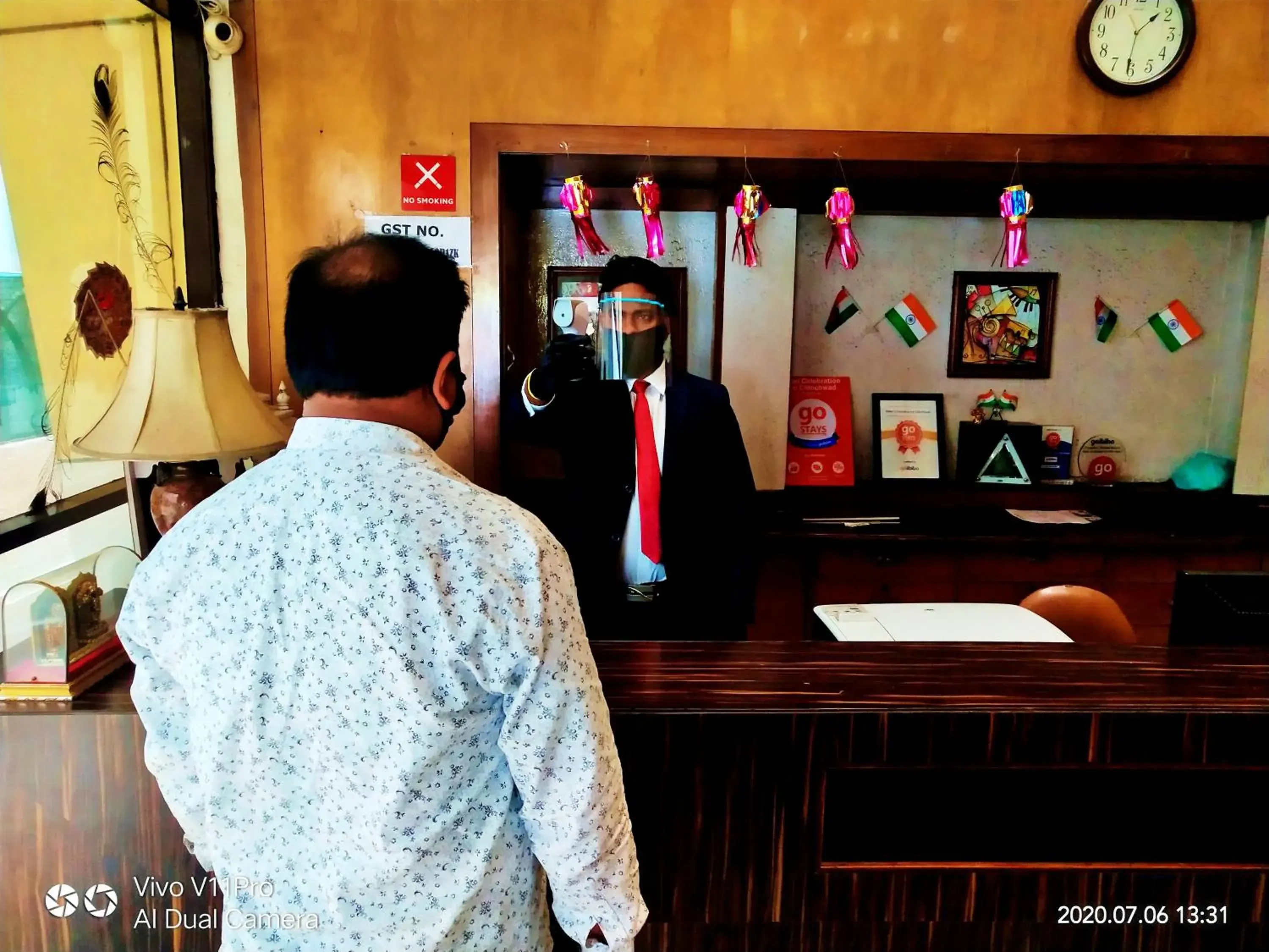 Lobby or reception in Celebrations Inn Pune Lobby or reception in Celebrations Inn Pune