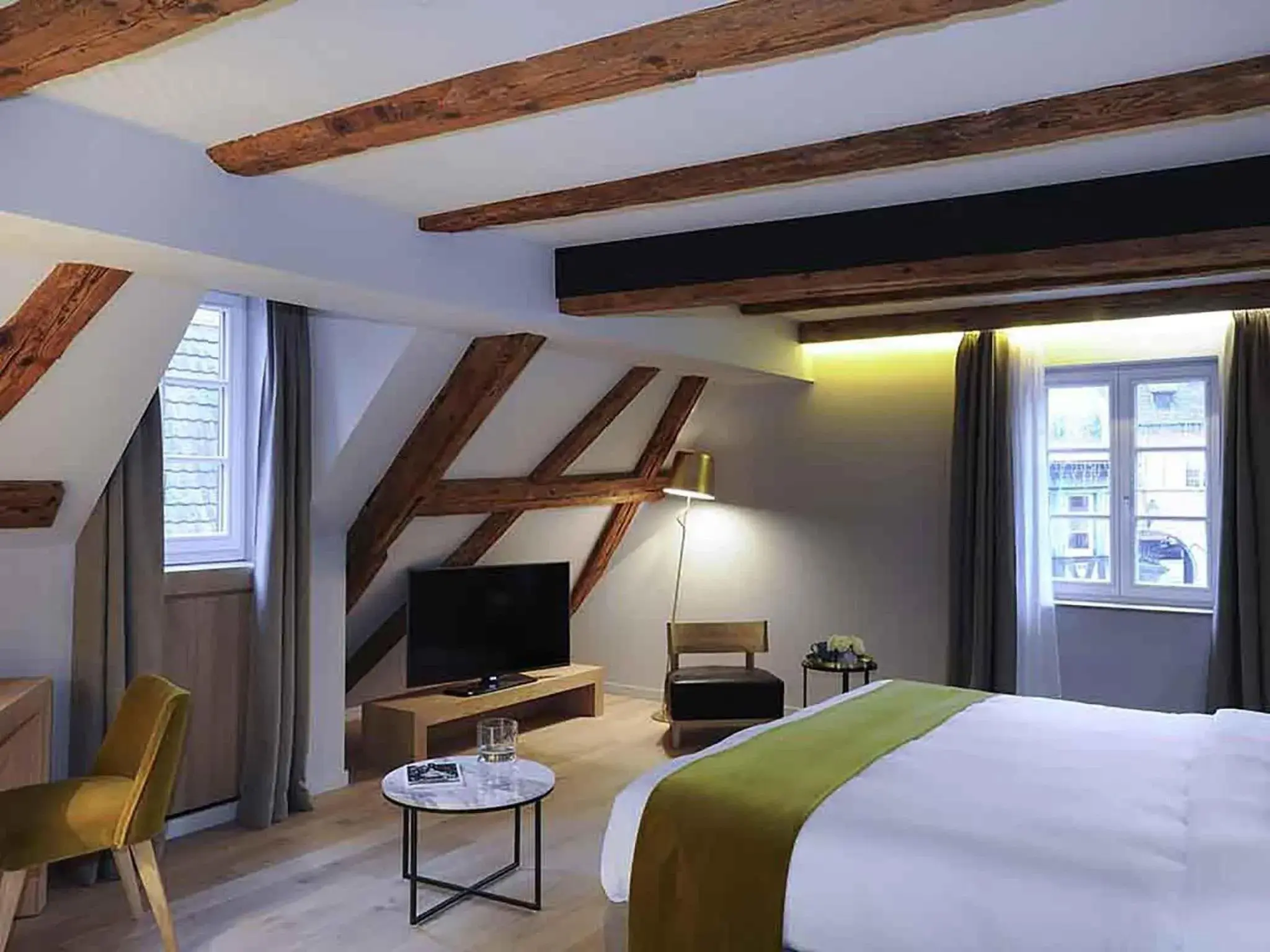 Bedroom, Bed in 5 Terres Hotel & Spa - MGallery Collection Bedroom, Bed in 5 Terres Hotel & Spa - MGallery Collection