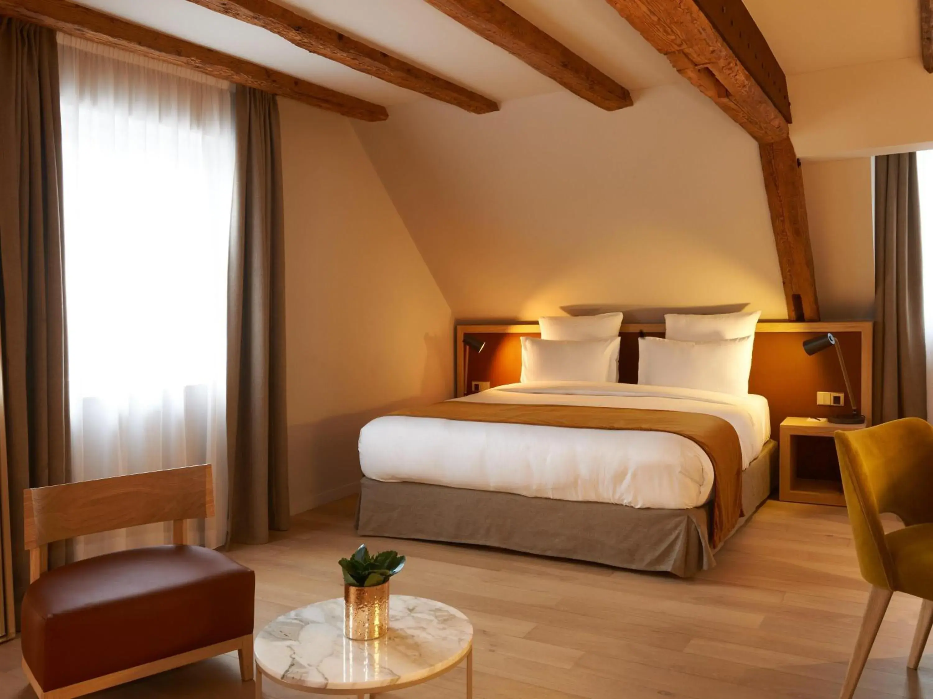 Bedroom, Bed in 5 Terres Hotel & Spa - MGallery Collection Bedroom, Bed in 5 Terres Hotel & Spa - MGallery Collection