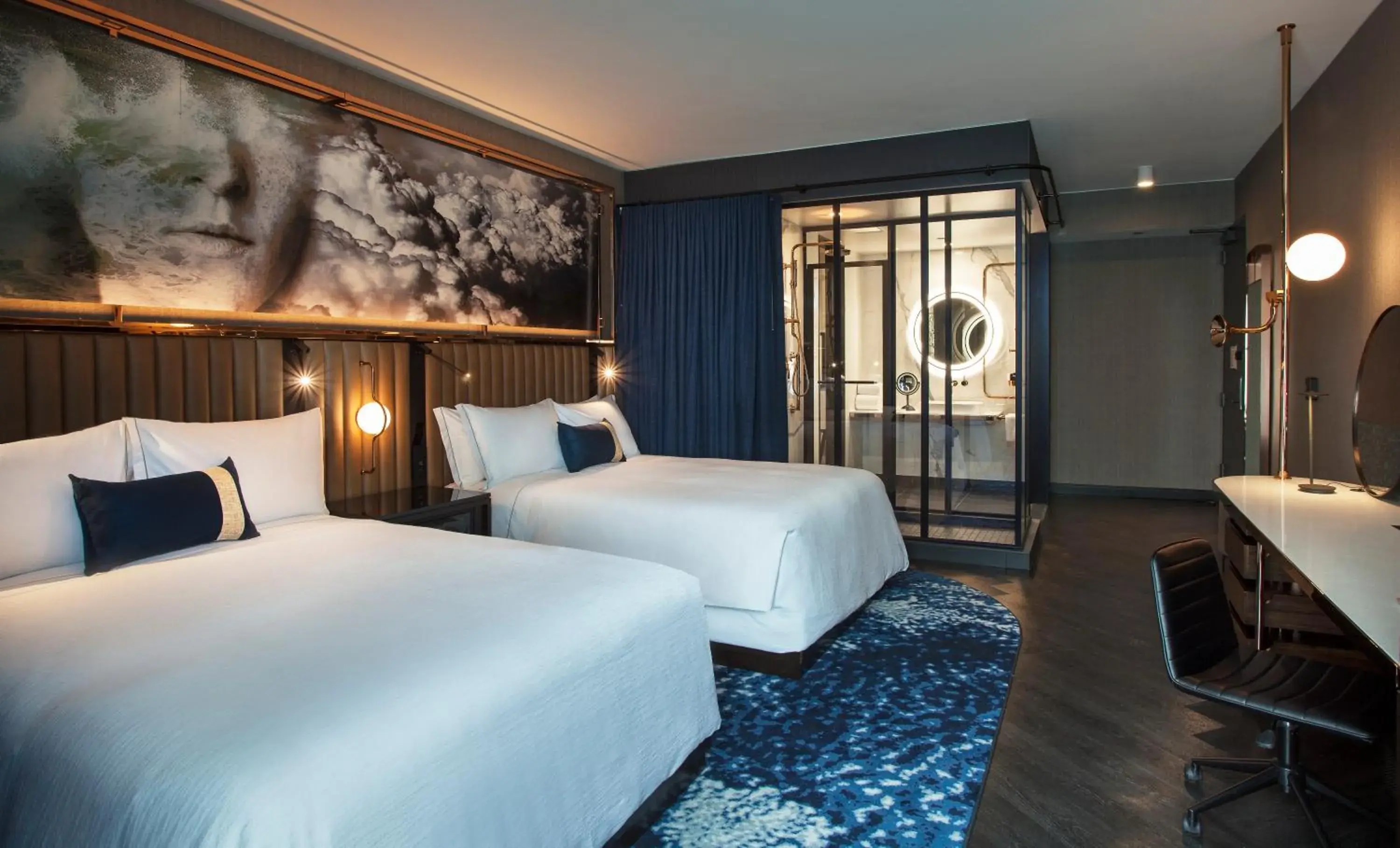 Queen Room with Two Queen Beds- City View in Hotel EMC2, Autograph Collection Queen Room with Two Queen Beds- City View in Hotel EMC2, Autograph Collection