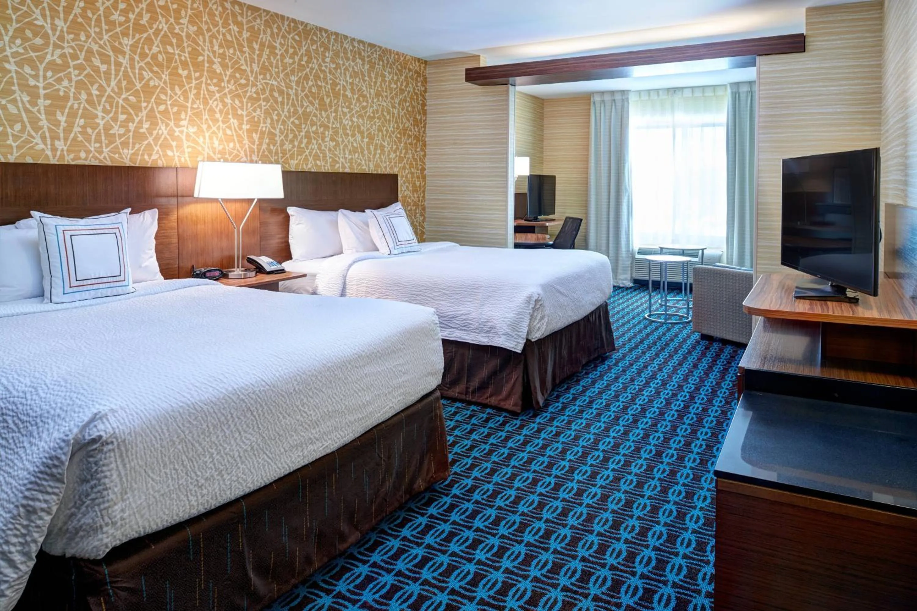 Bedroom, Bed in Fairfield Inn & Suites by Marriott Detroit Troy