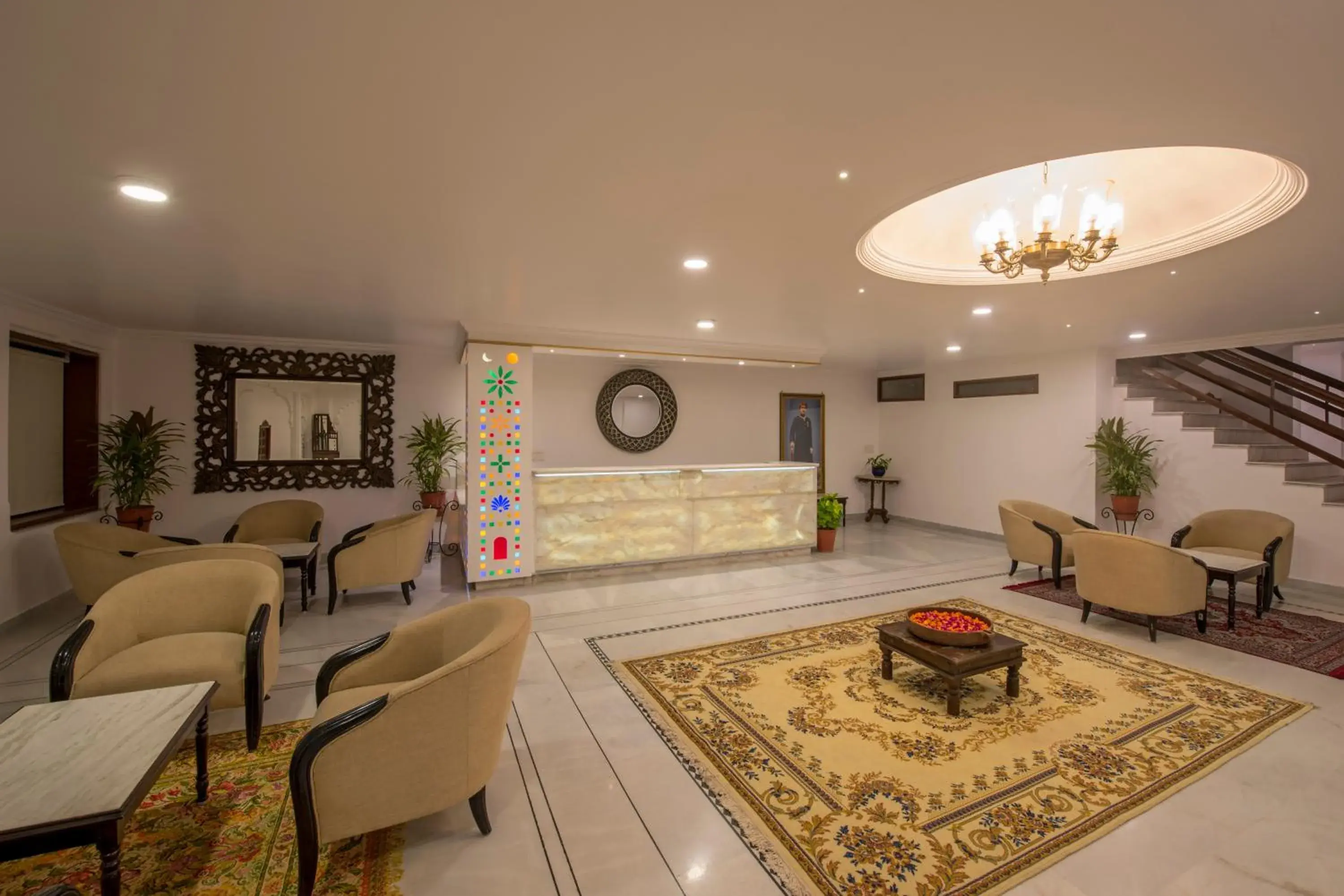 Lobby or reception in Hotel Raj Kuber Lobby or reception in Hotel Raj Kuber