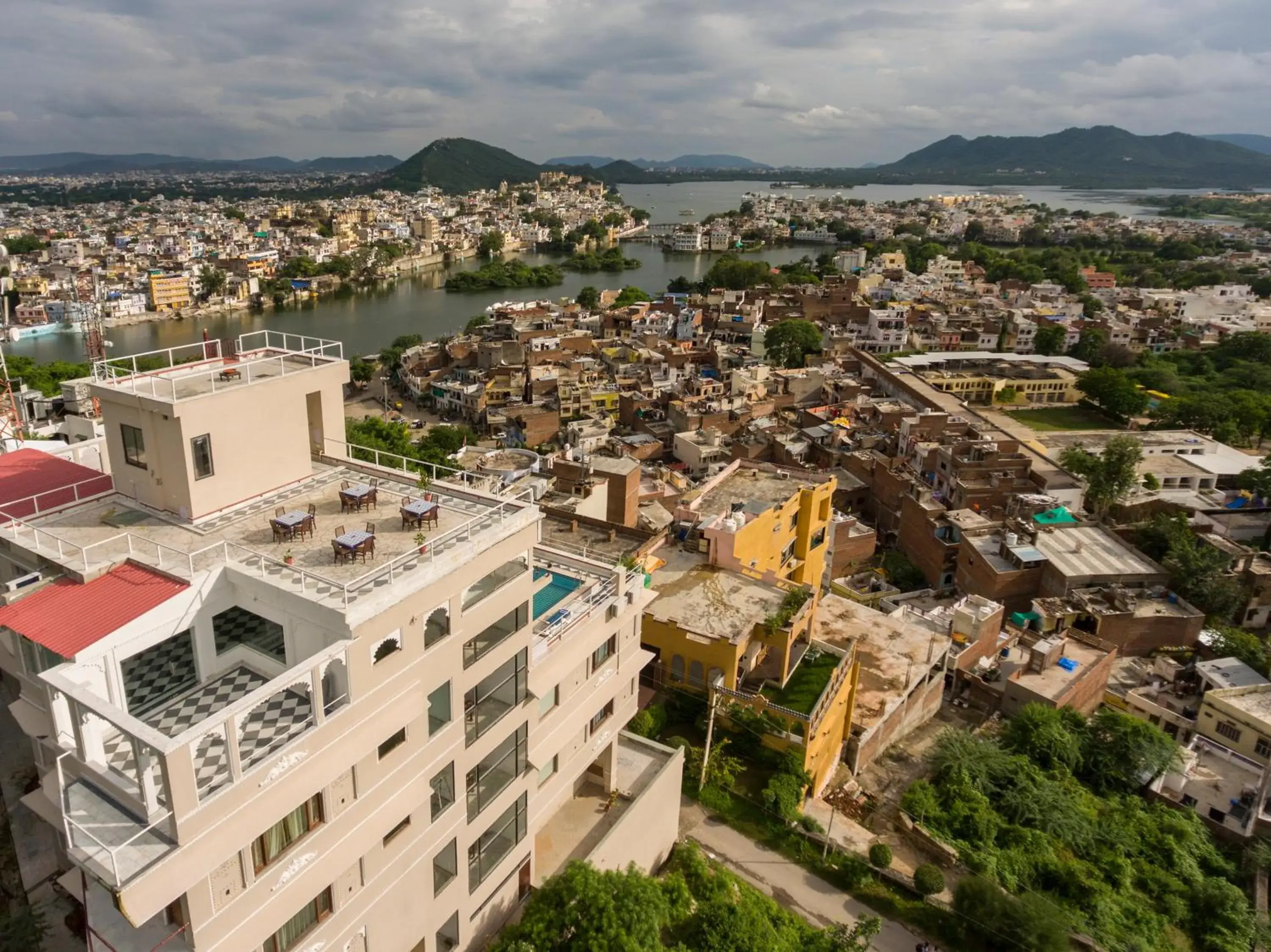 Bird's eye view in Hotel Raj Kuber Bird's eye view in Hotel Raj Kuber