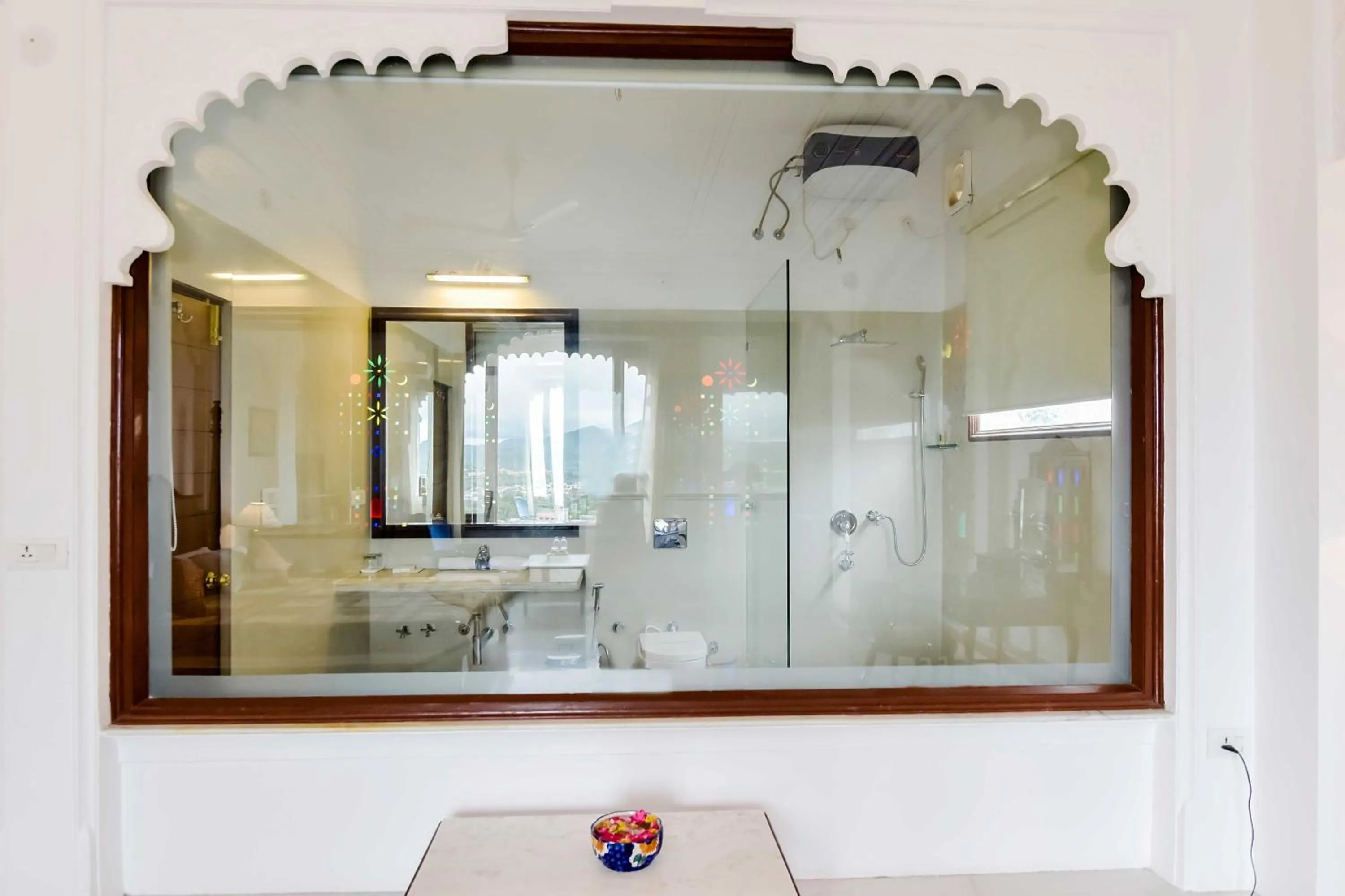 Bathroom in Hotel Raj Kuber