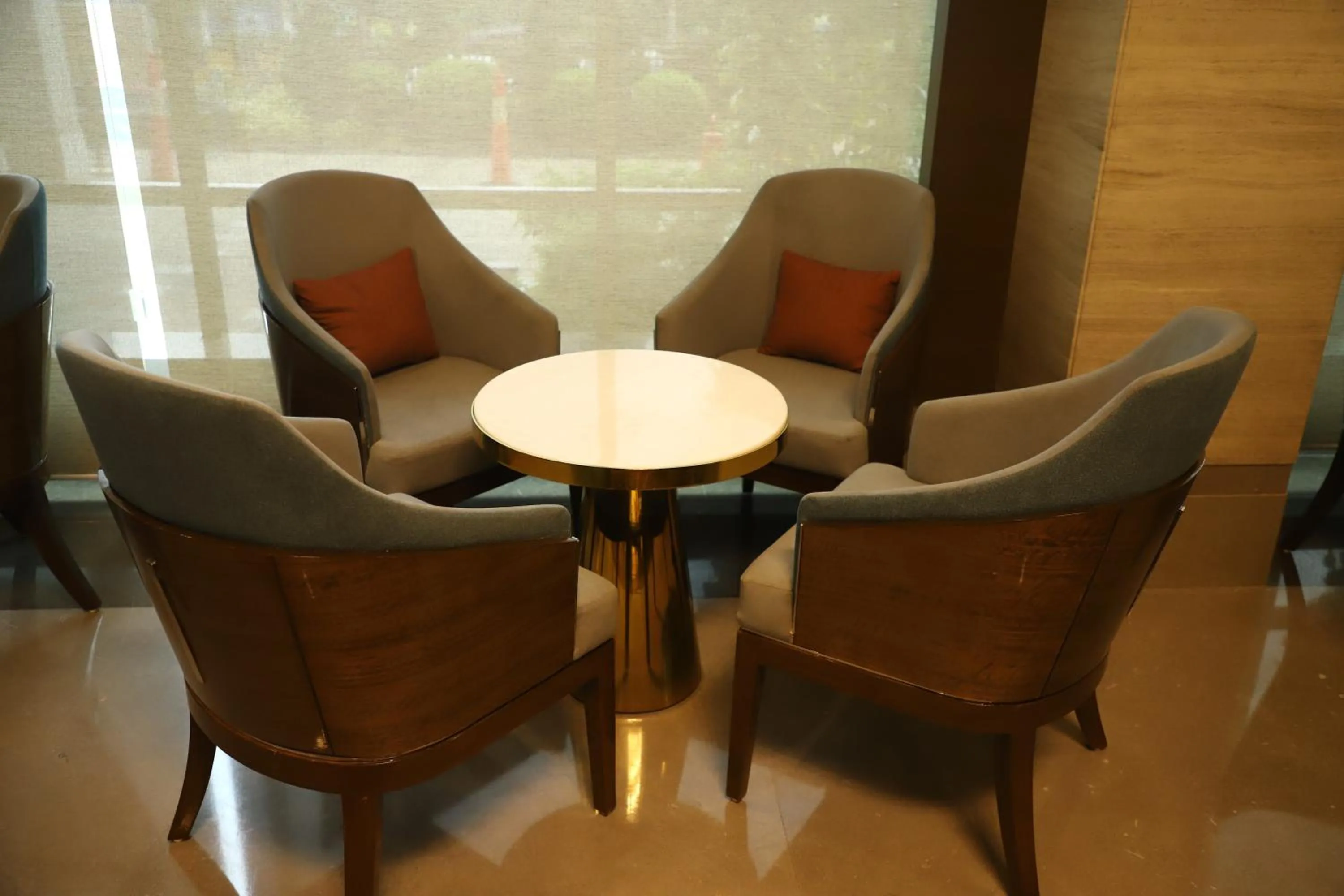 Lobby or reception in Efcee Sarovar Premiere Bhavnagar