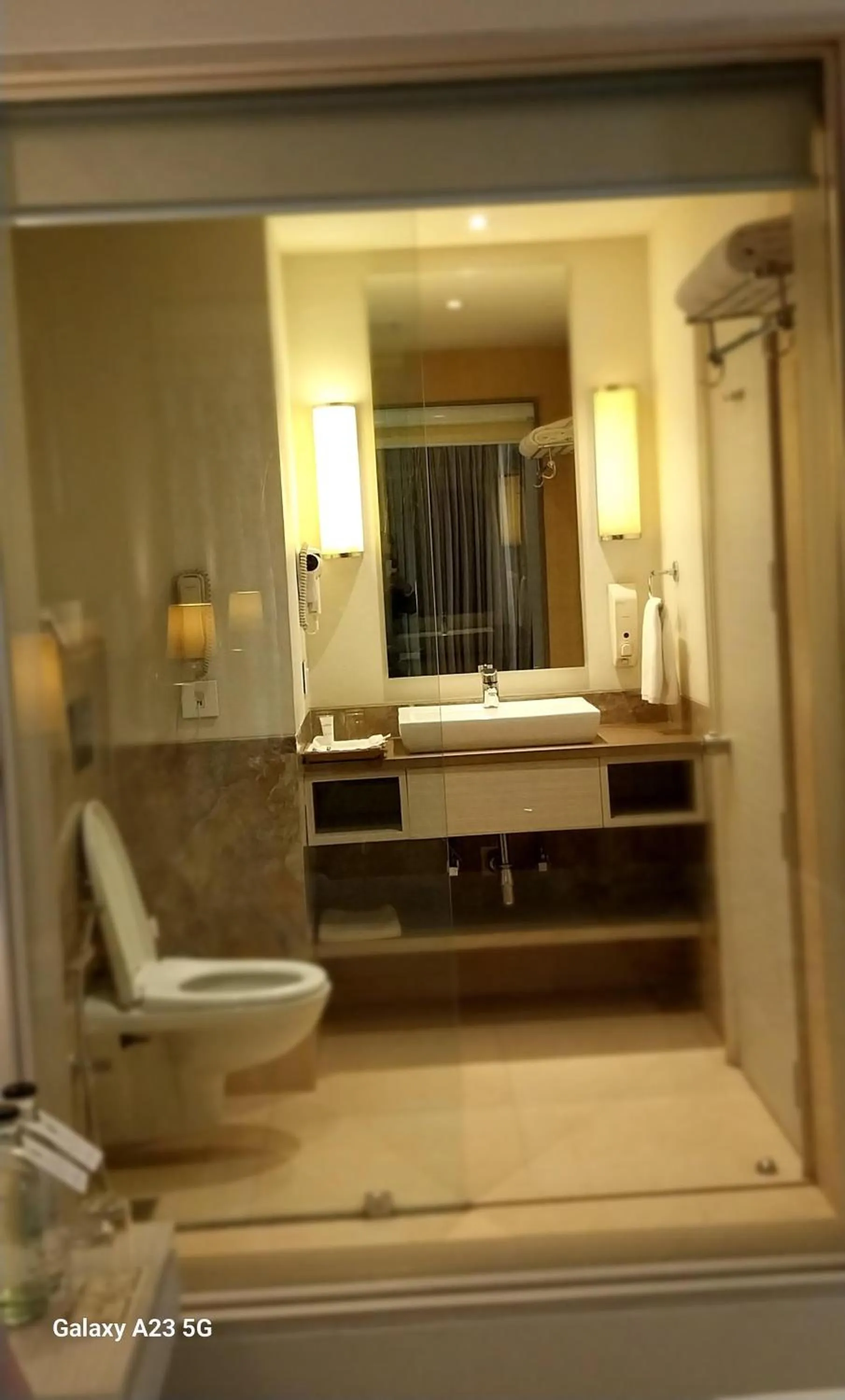 Bathroom in Efcee Sarovar Premiere Bhavnagar