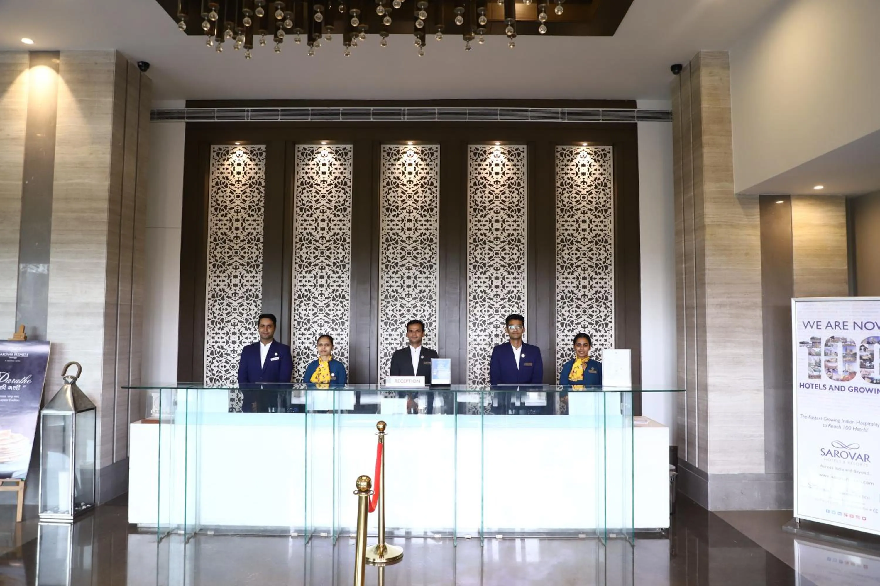 Lobby or reception in Efcee Sarovar Premiere Bhavnagar