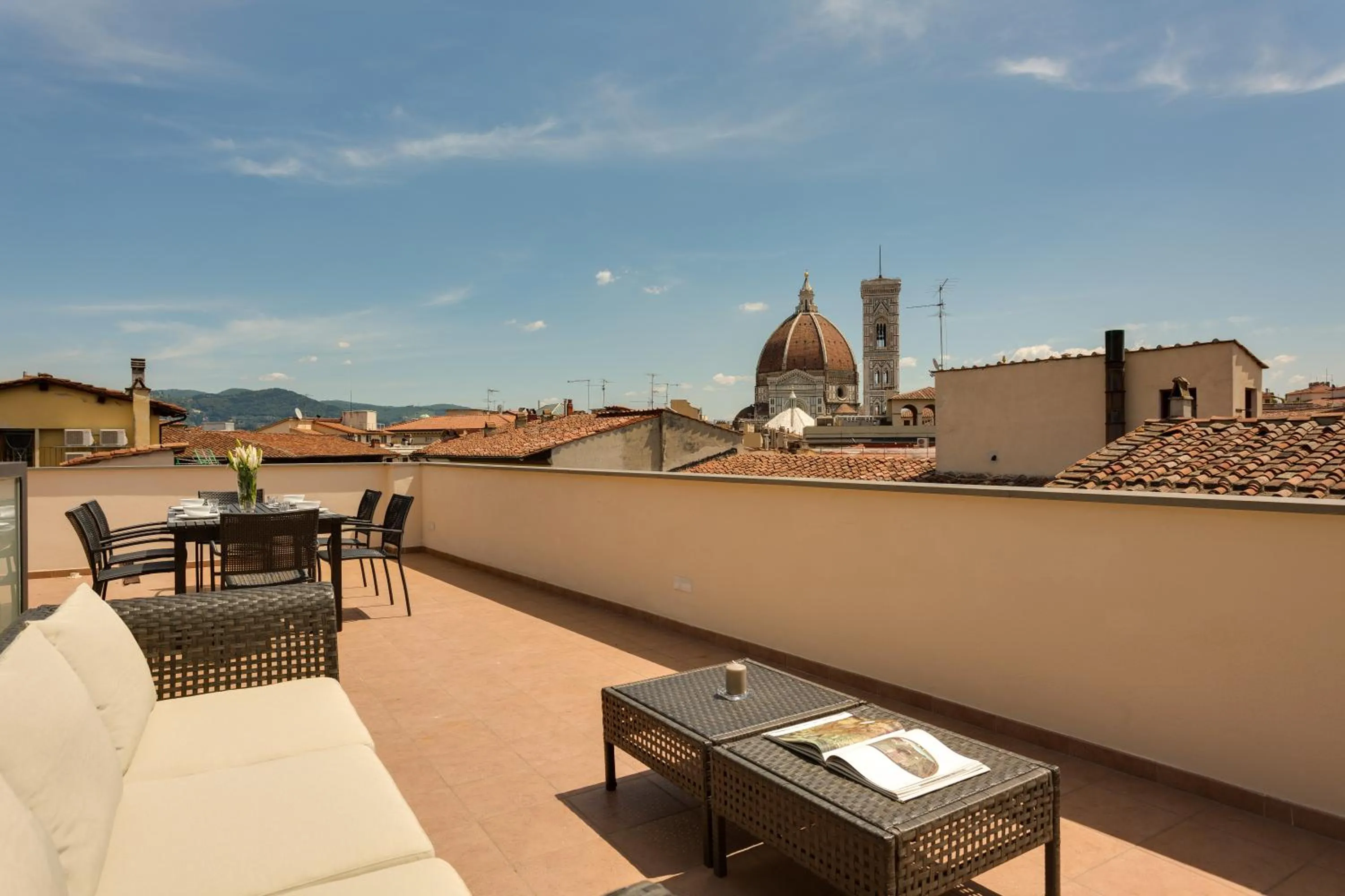 Balcony/Terrace in Apartments Florence - Rondinelli Terrace