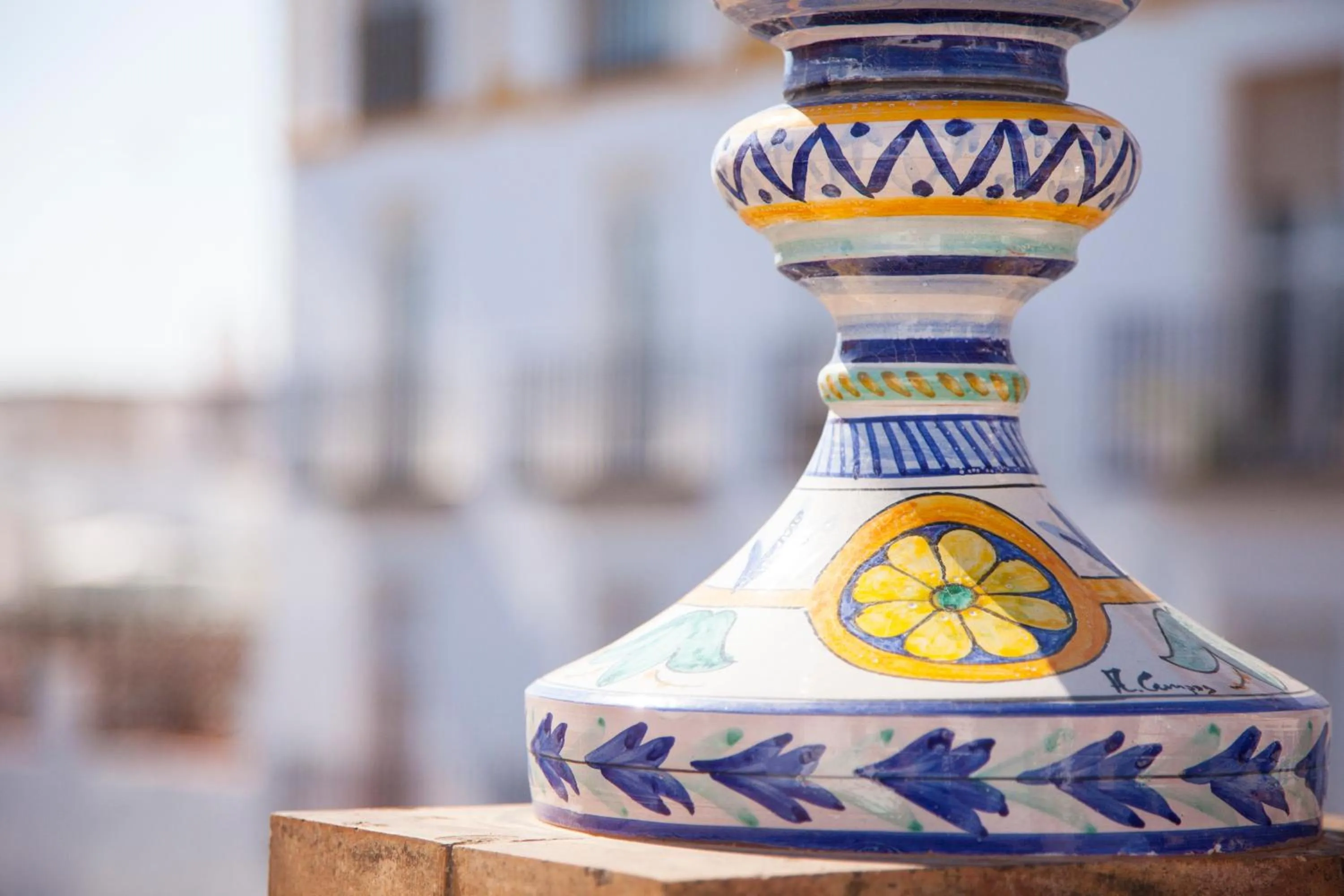 Decorative detail in Lukanda Arenal