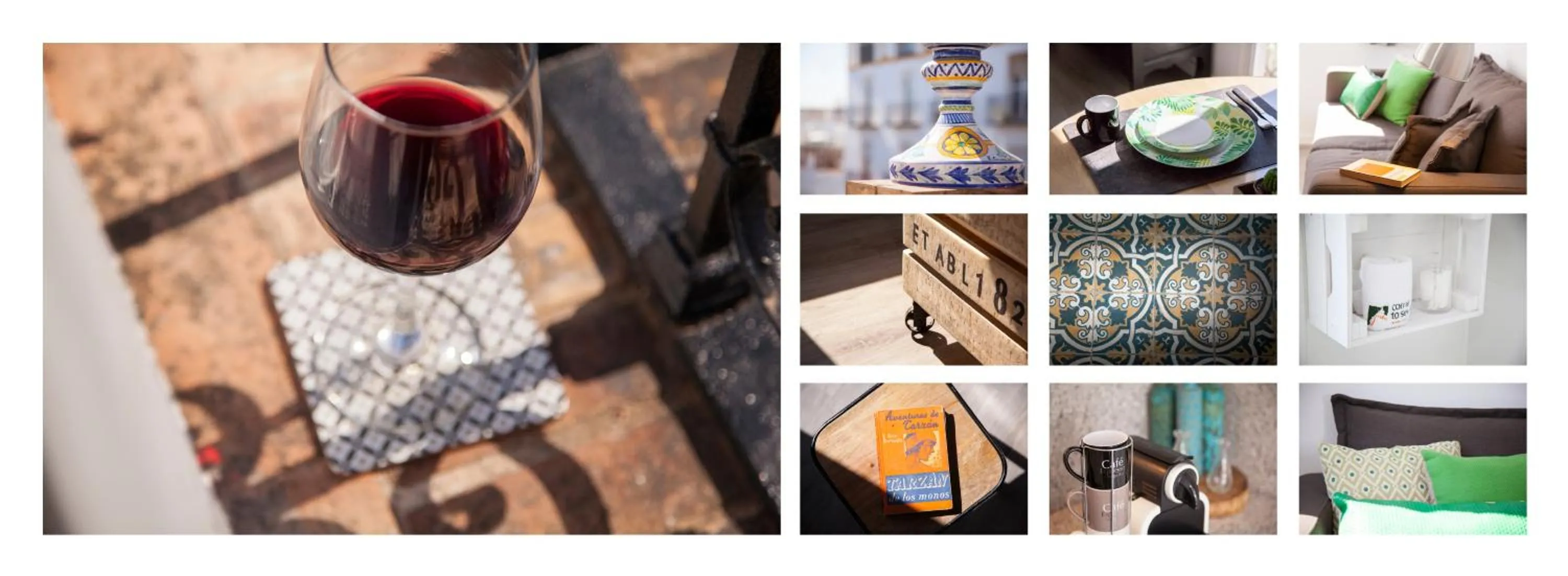 Decorative detail in Lukanda Arenal