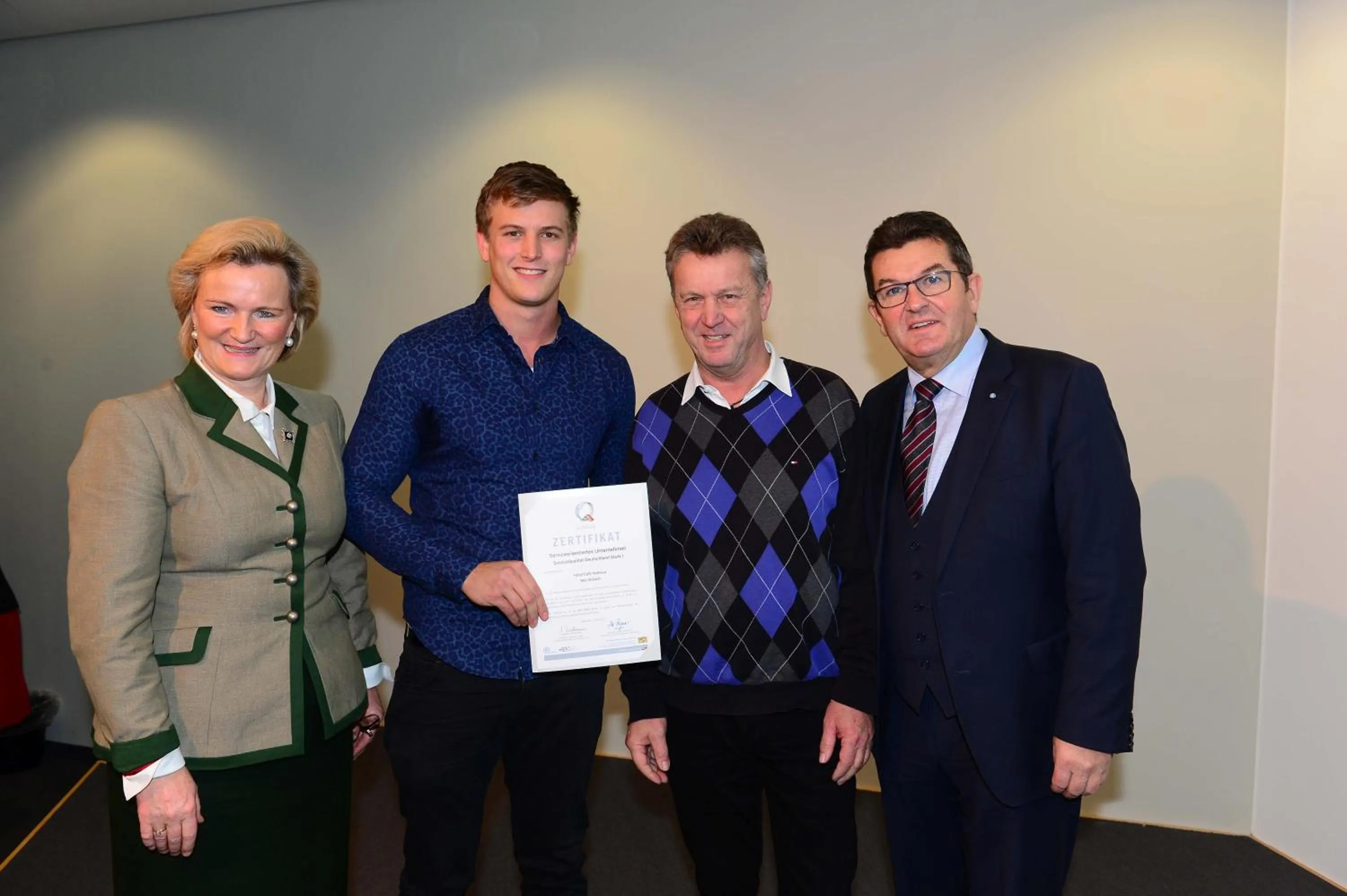 Certificate/Award in Hotel-Cafe Rathaus