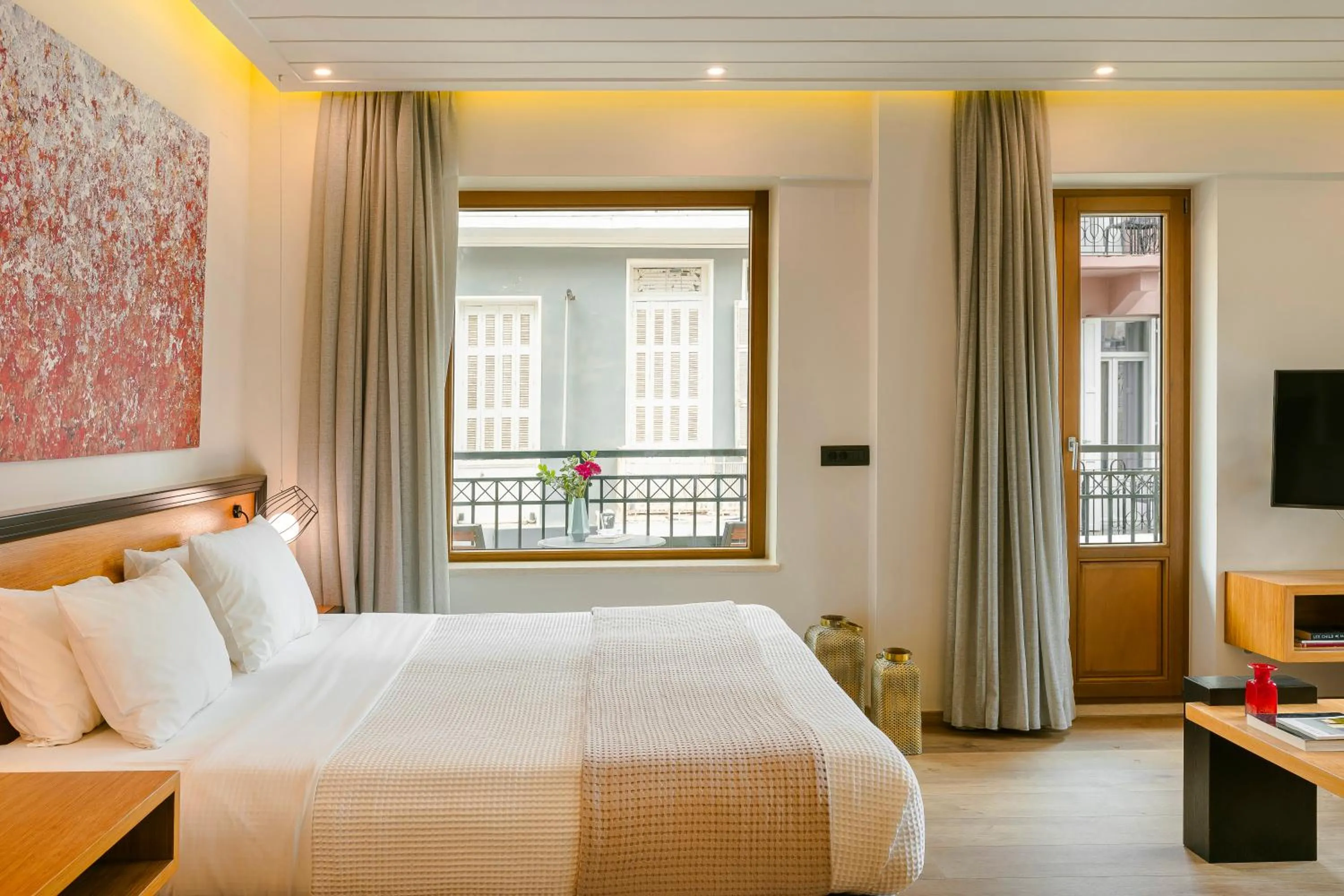 Bedroom, Bed in Querini Luxury Suites