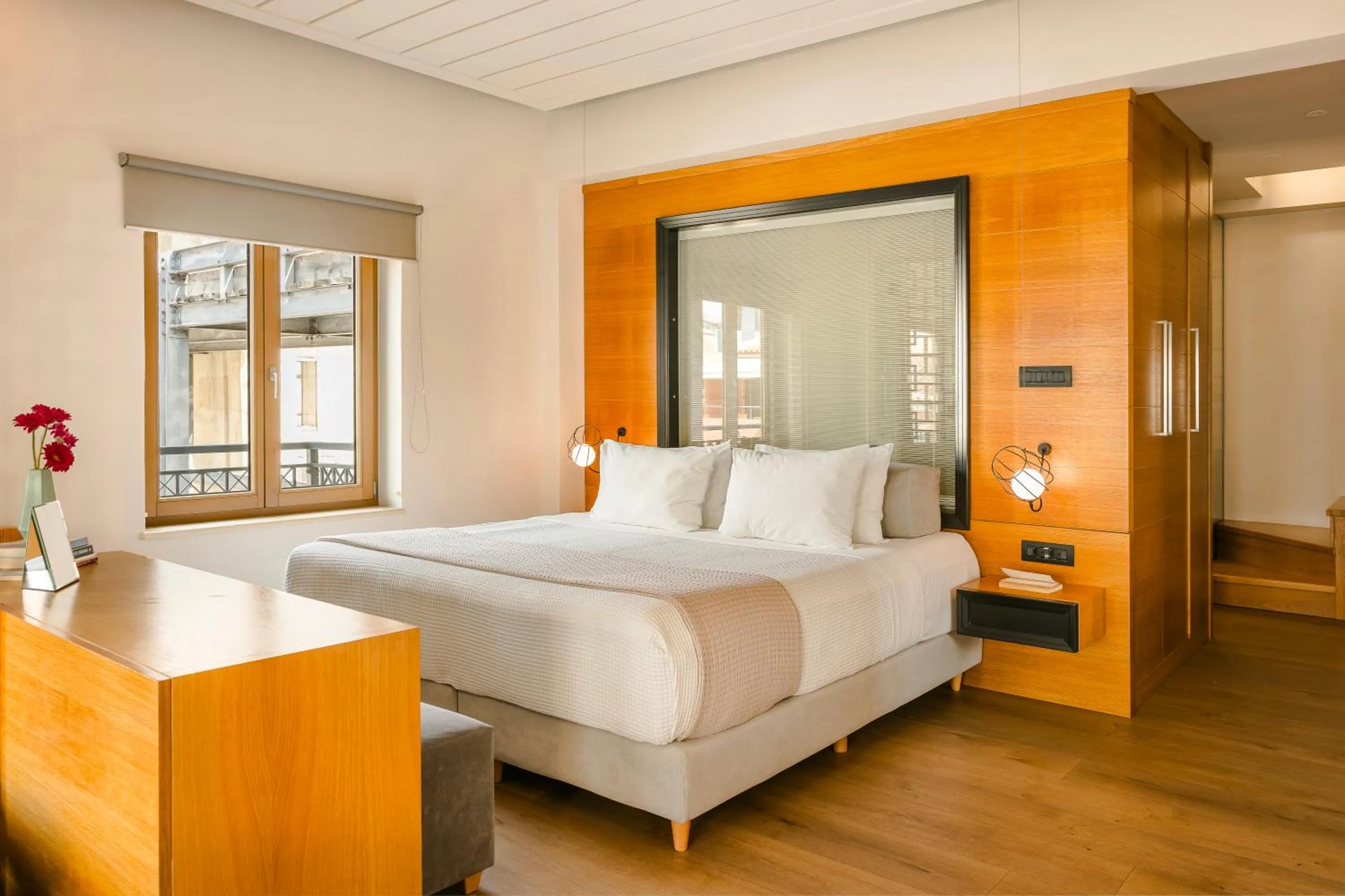 Bed in Querini Luxury Suites