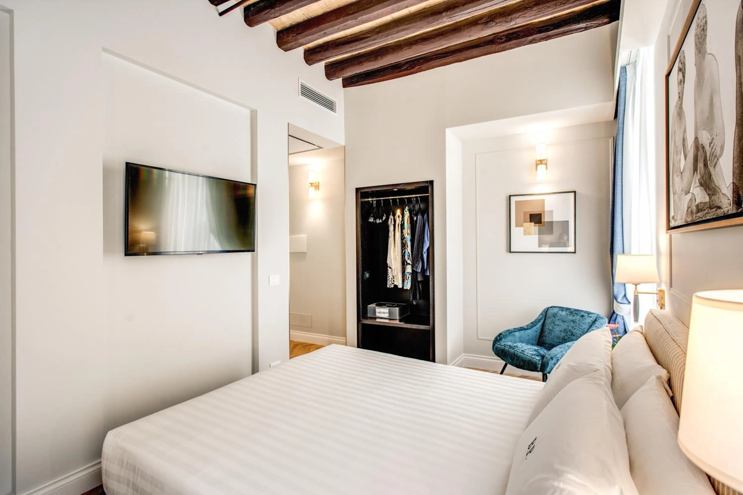 Bedroom, Bed in Babuino Palace&Suites