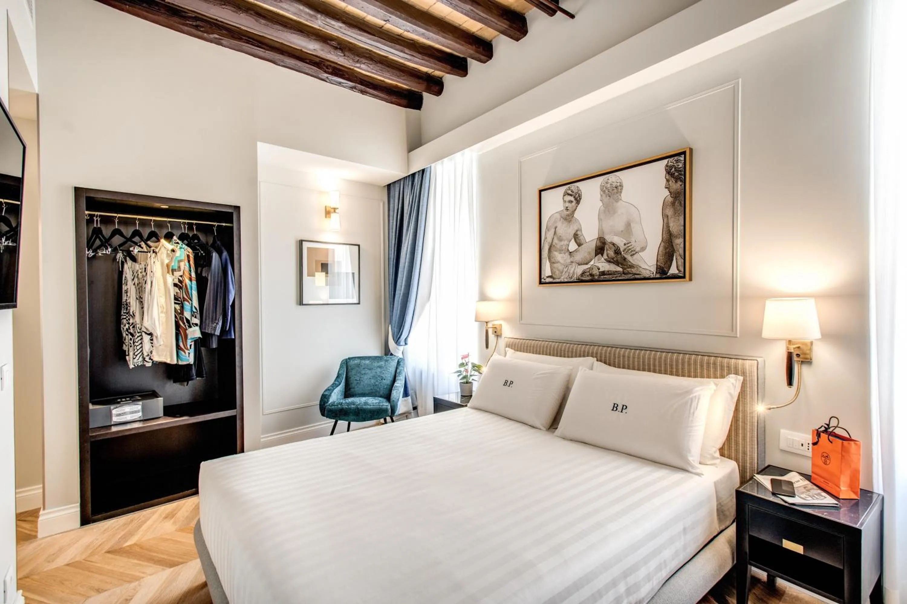 Bedroom, Bed in Babuino Palace&Suites