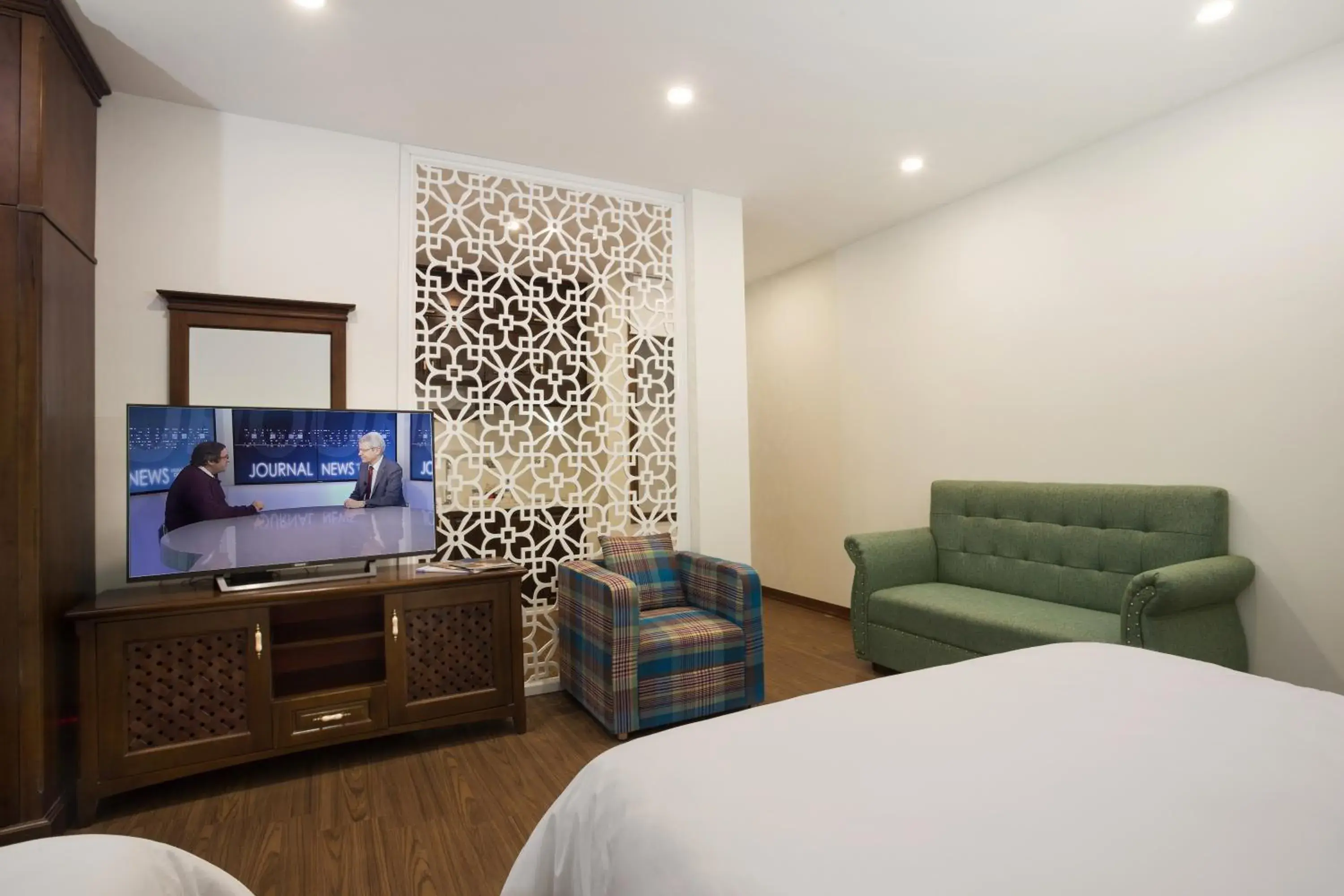 Seating area, Bed in Maro Hotel Seating area, Bed in Maro Hotel