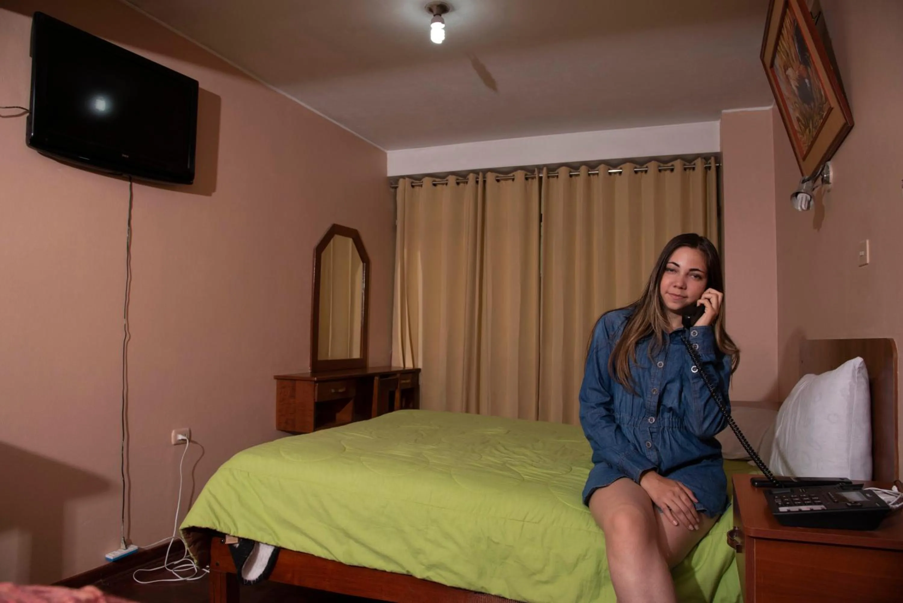 People, Bed in Hotel Las Lomas