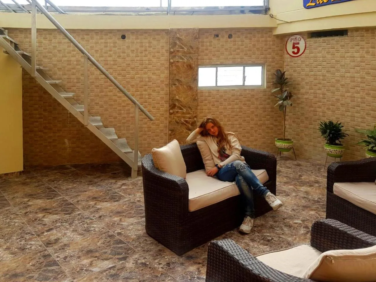 Patio in Hotel Las Lomas