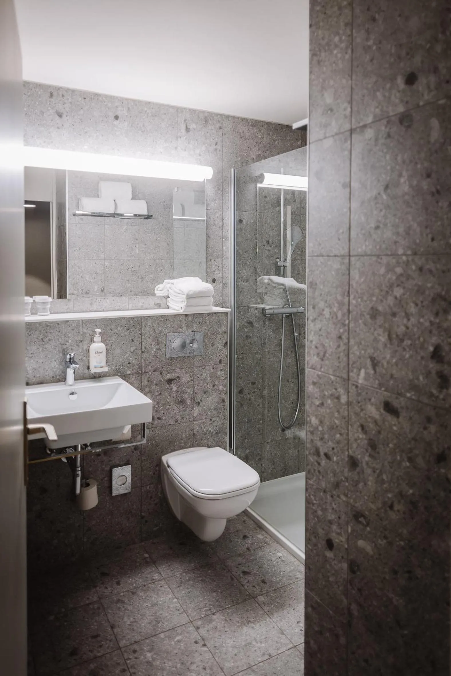Bathroom in Holiday Inn Hotel Brussels Airport by IHG