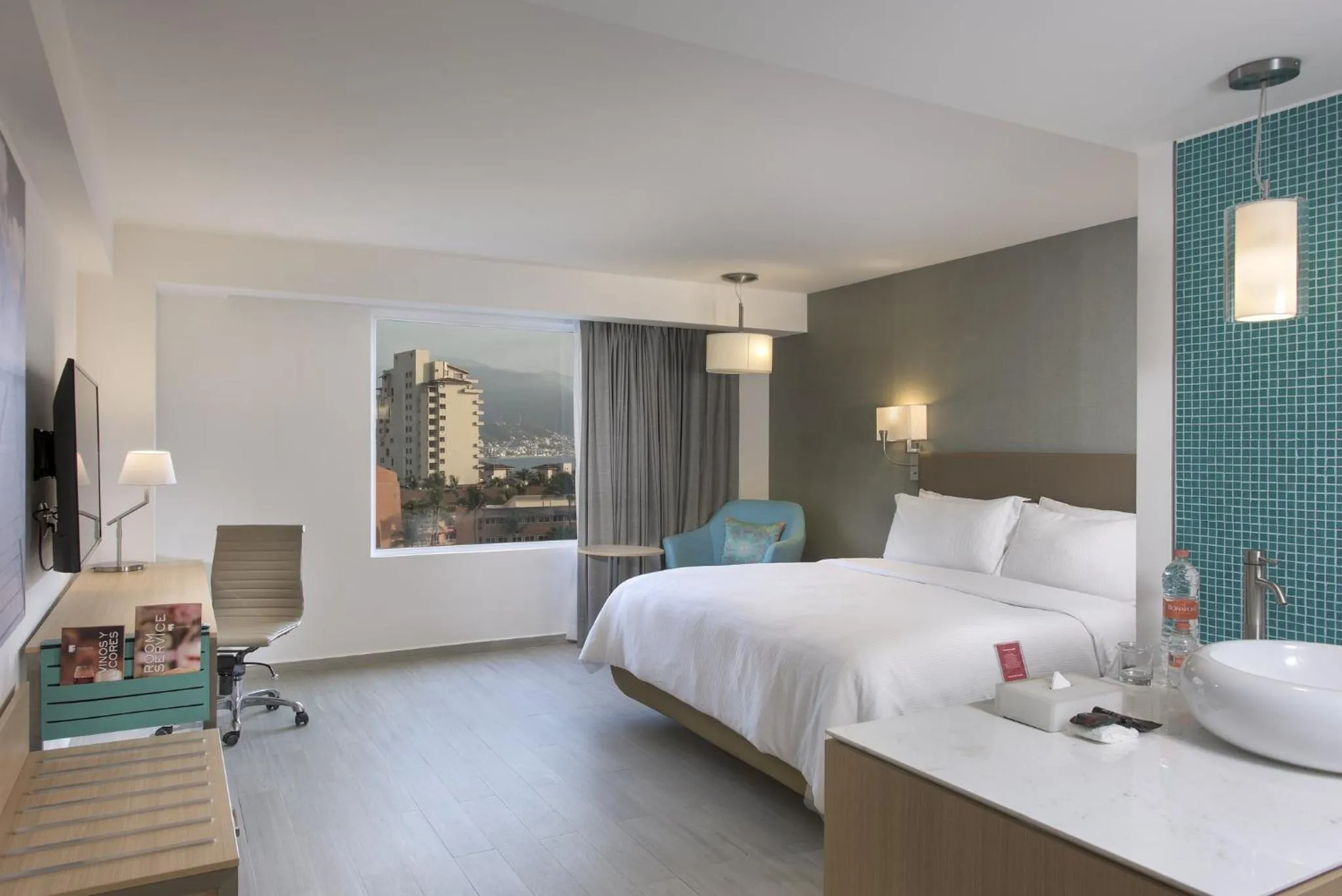 Photo of the whole room, Bed in Fiesta Inn Puerto Vallarta Isla