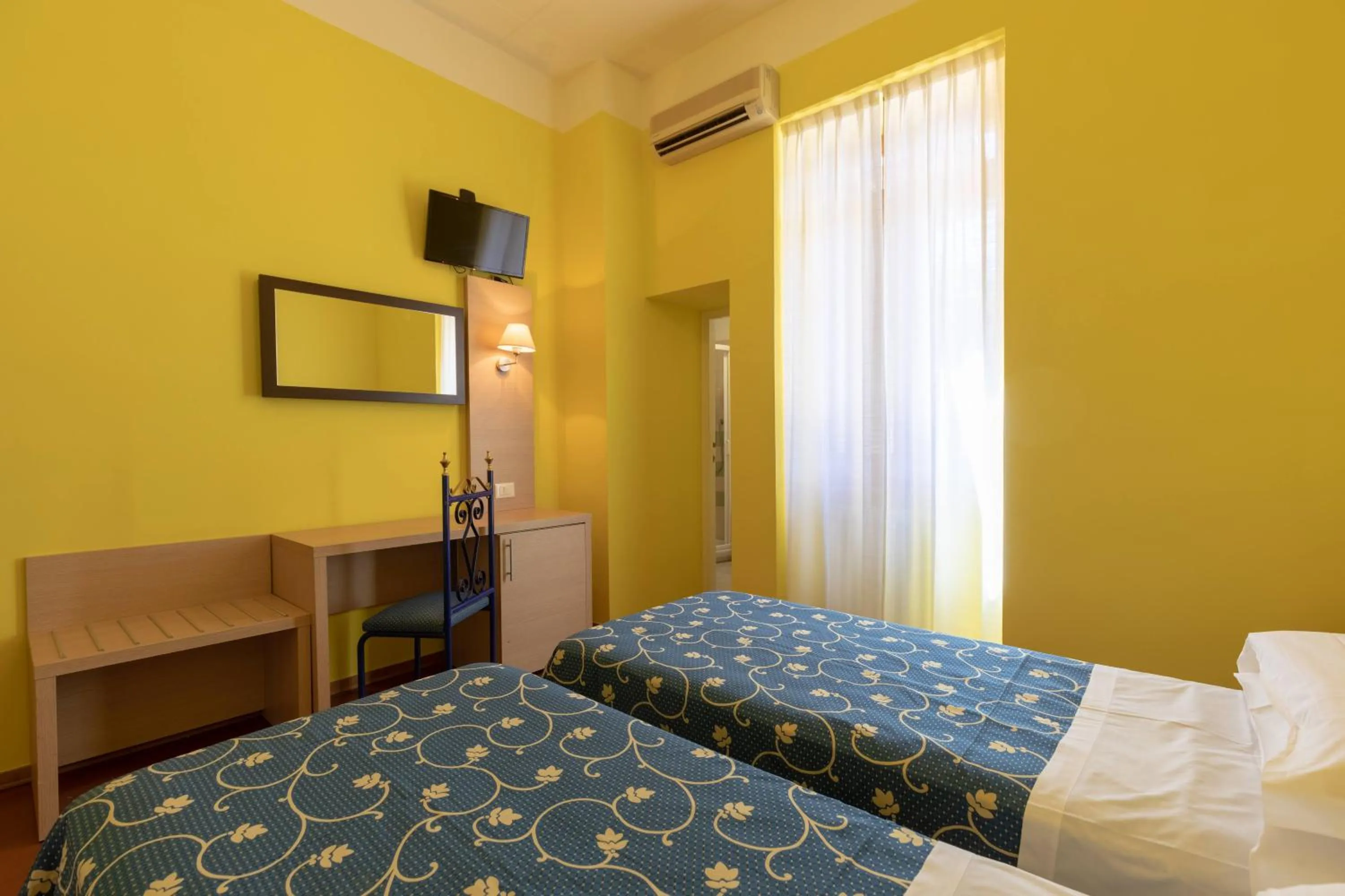 Bed in Hotel Villa Elda