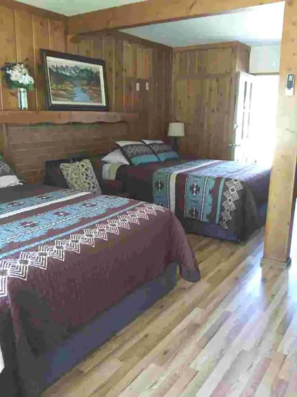 Bed in Kern Riverfront Lodge Bed in Kern Riverfront Lodge