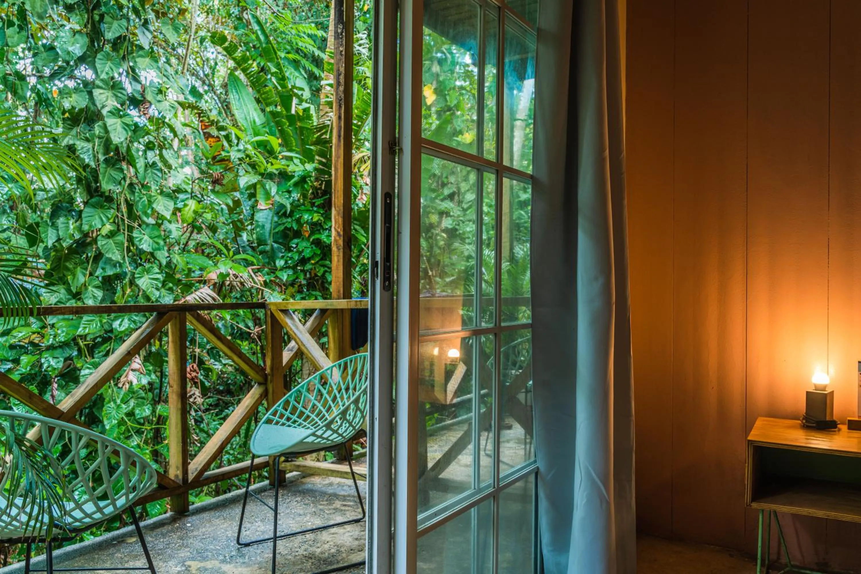 Garden view in Selina Red Frog