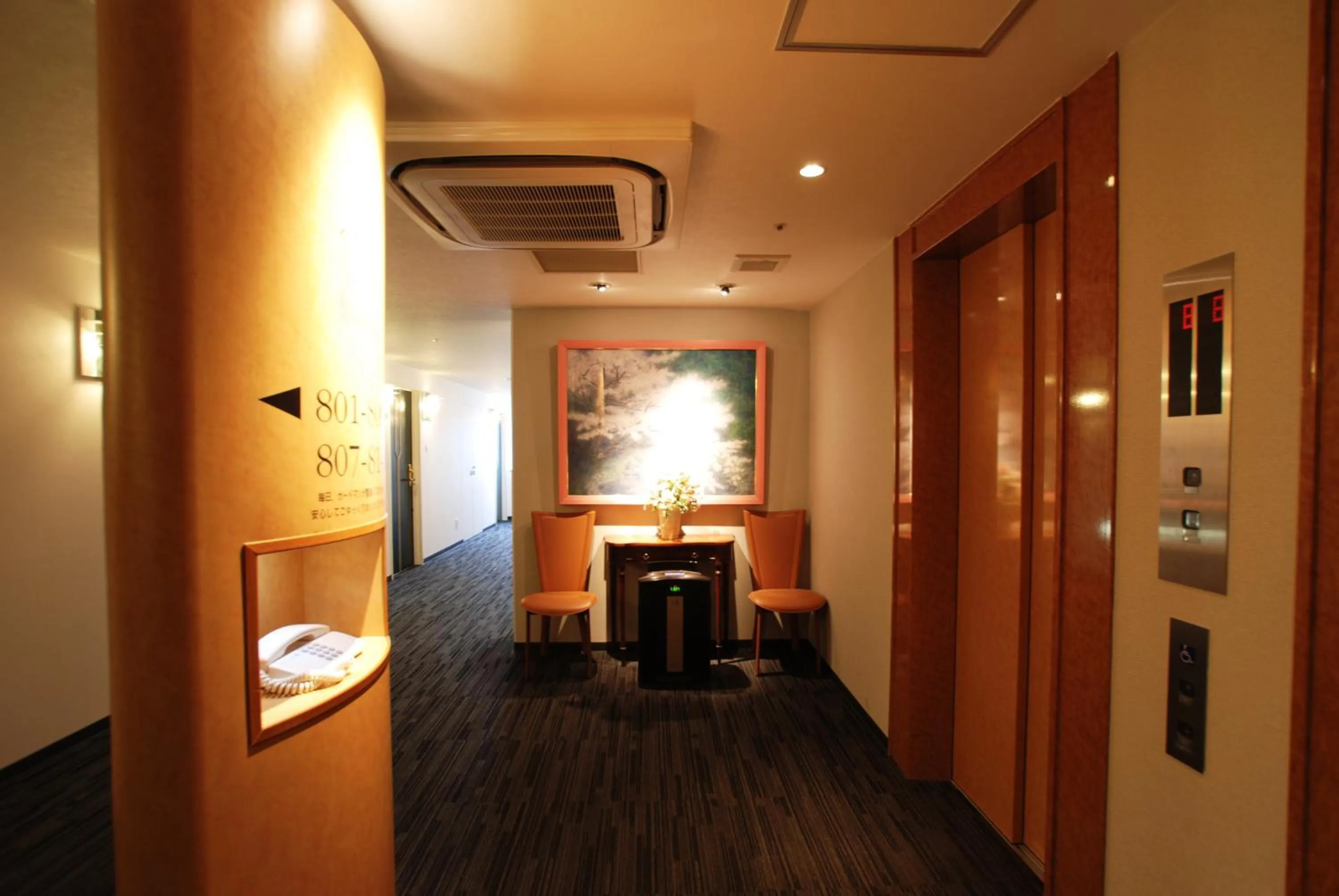 Decorative detail in Hotel Arstainn