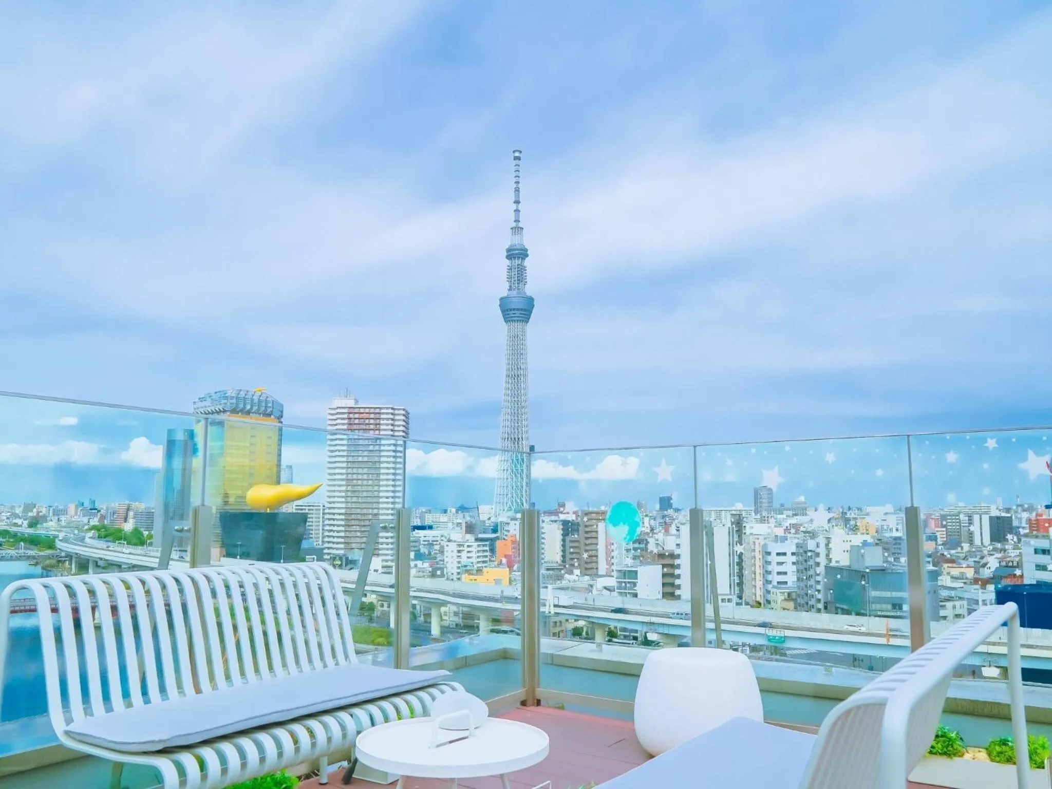 Balcony/Terrace in Hotel Wing International Select Asakusa Komagata
