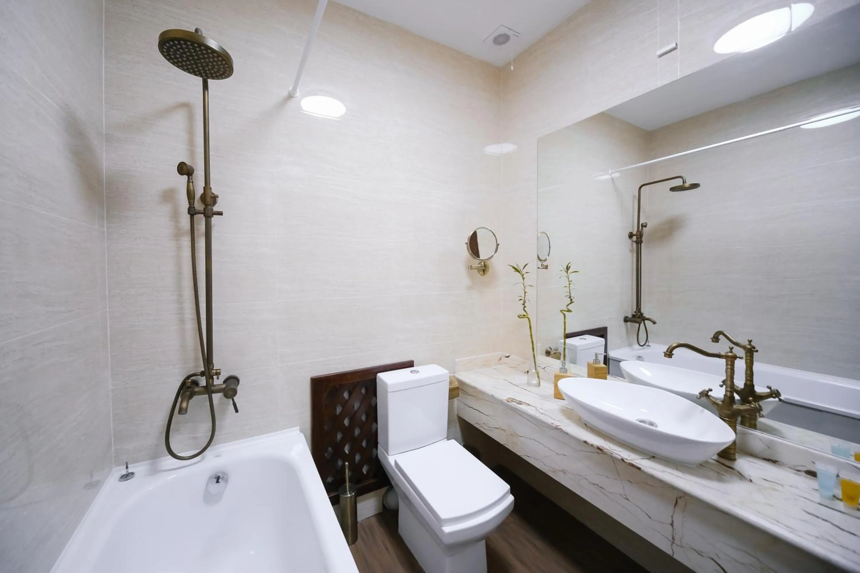 Shower in Dvin Hotel