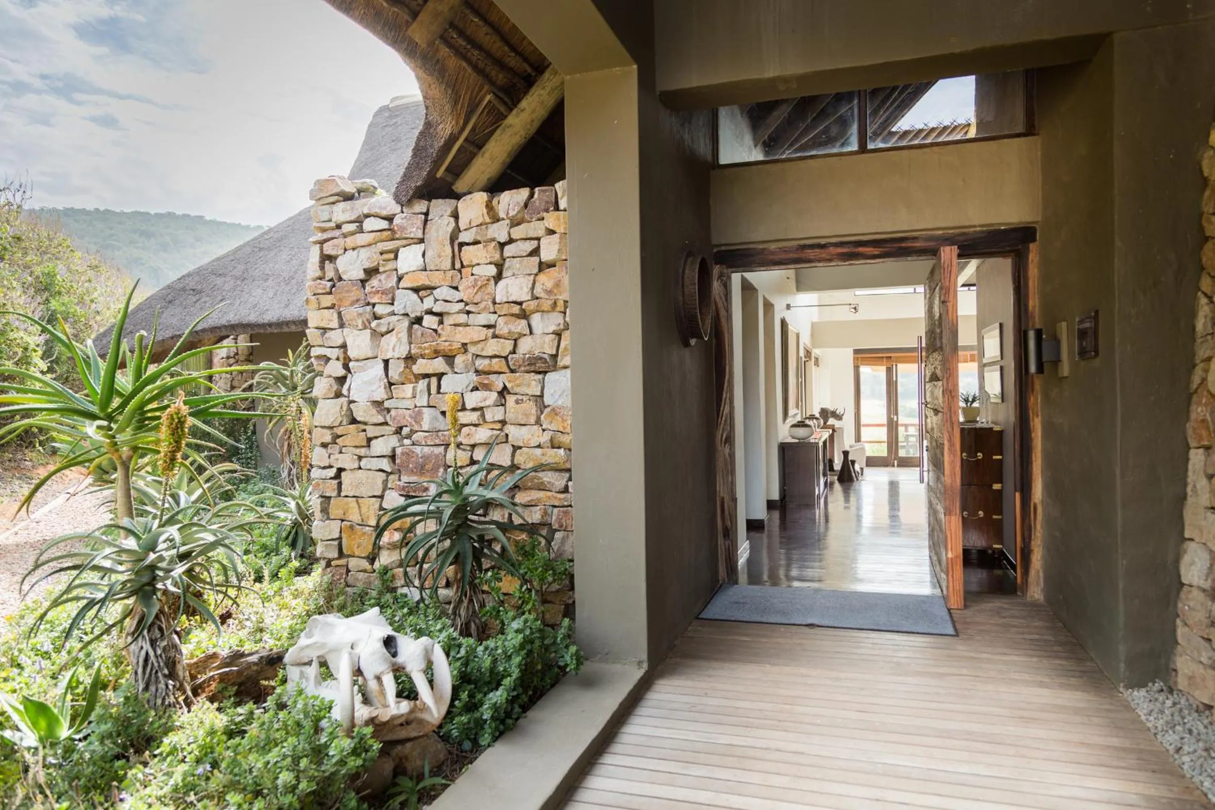 Facade/entrance in Hopewell Private Game Reserve