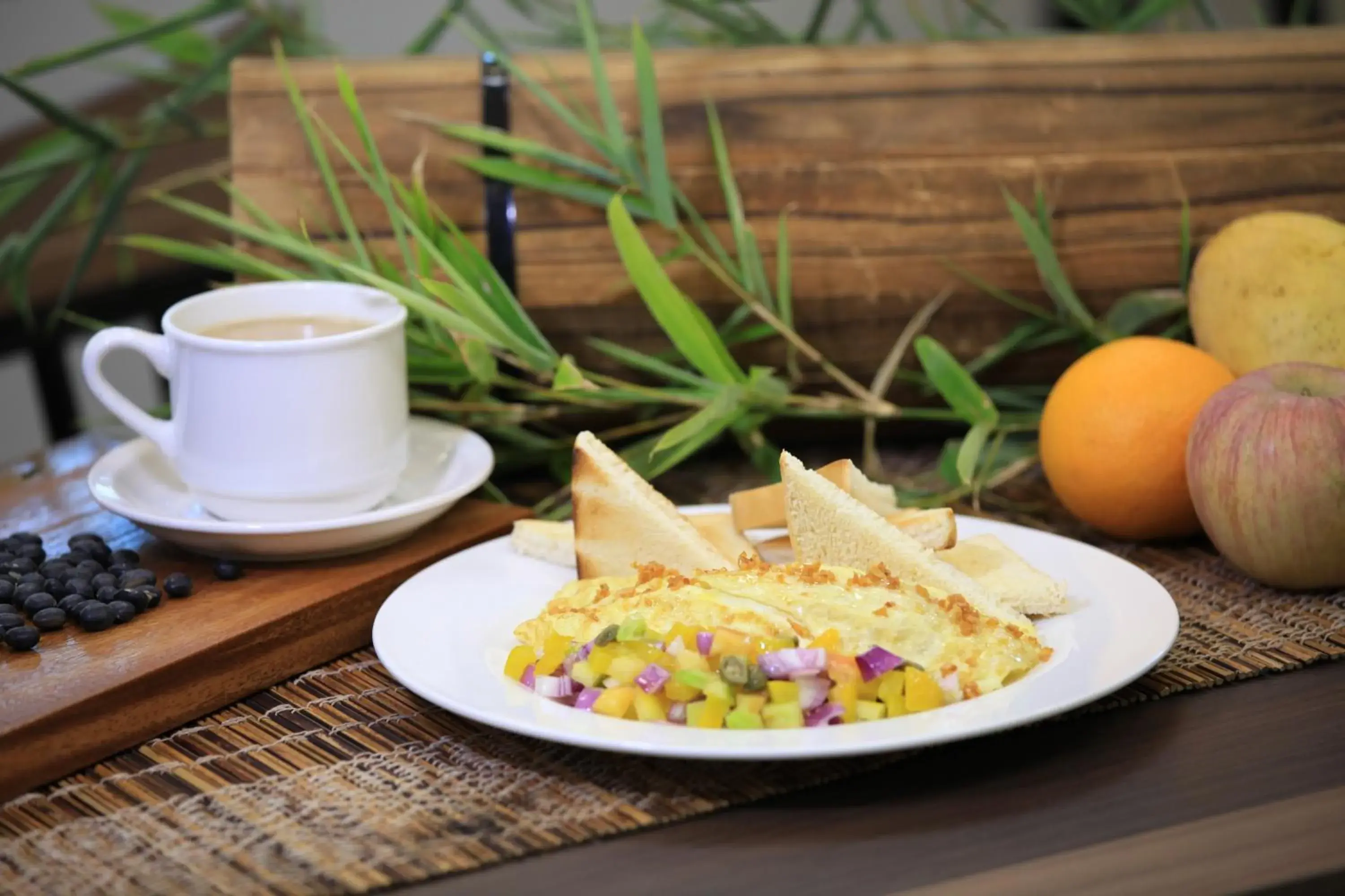 Asian breakfast in Coron Soleil Express Hotel Asian breakfast in Coron Soleil Express Hotel