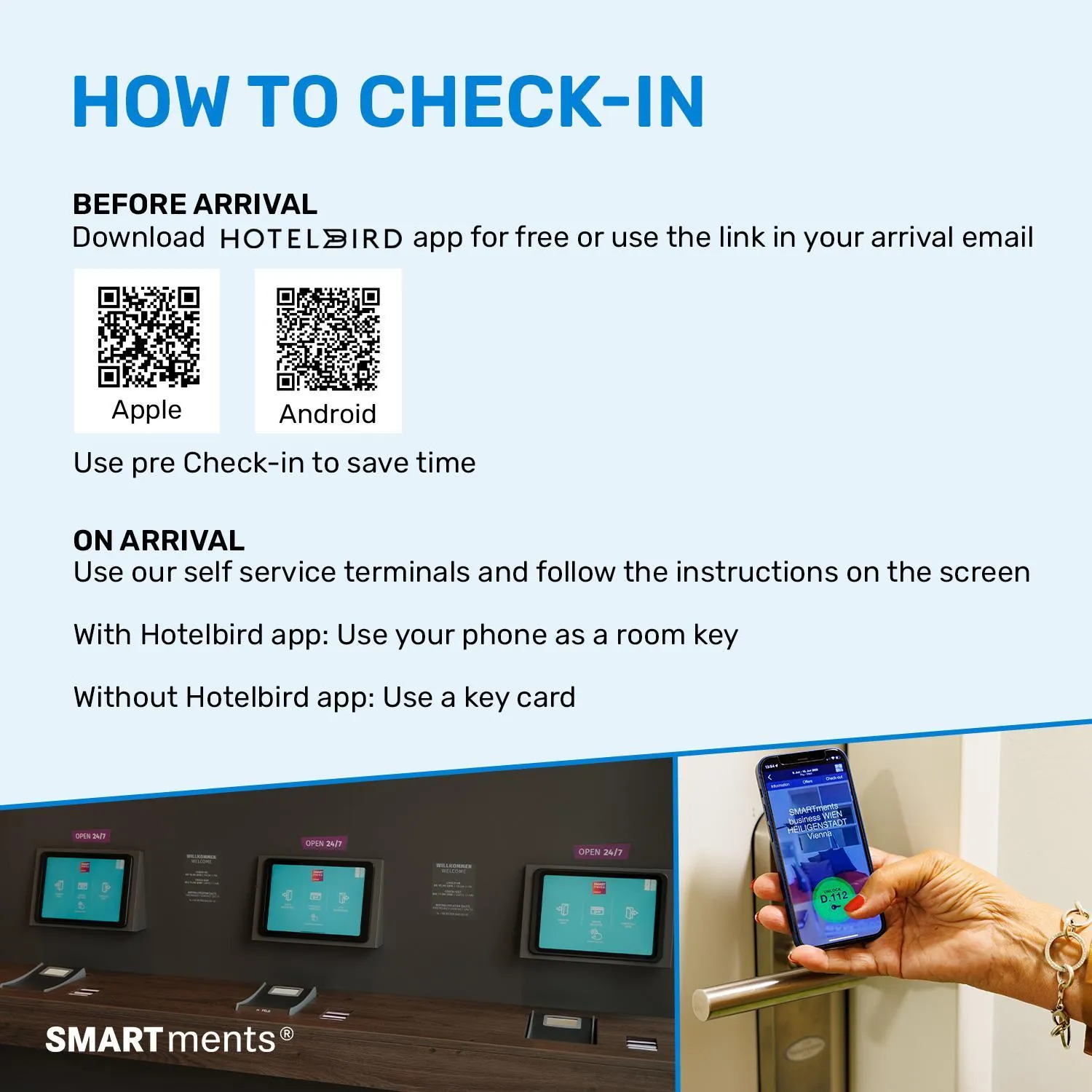 Text overlay in smartments Berlin City West