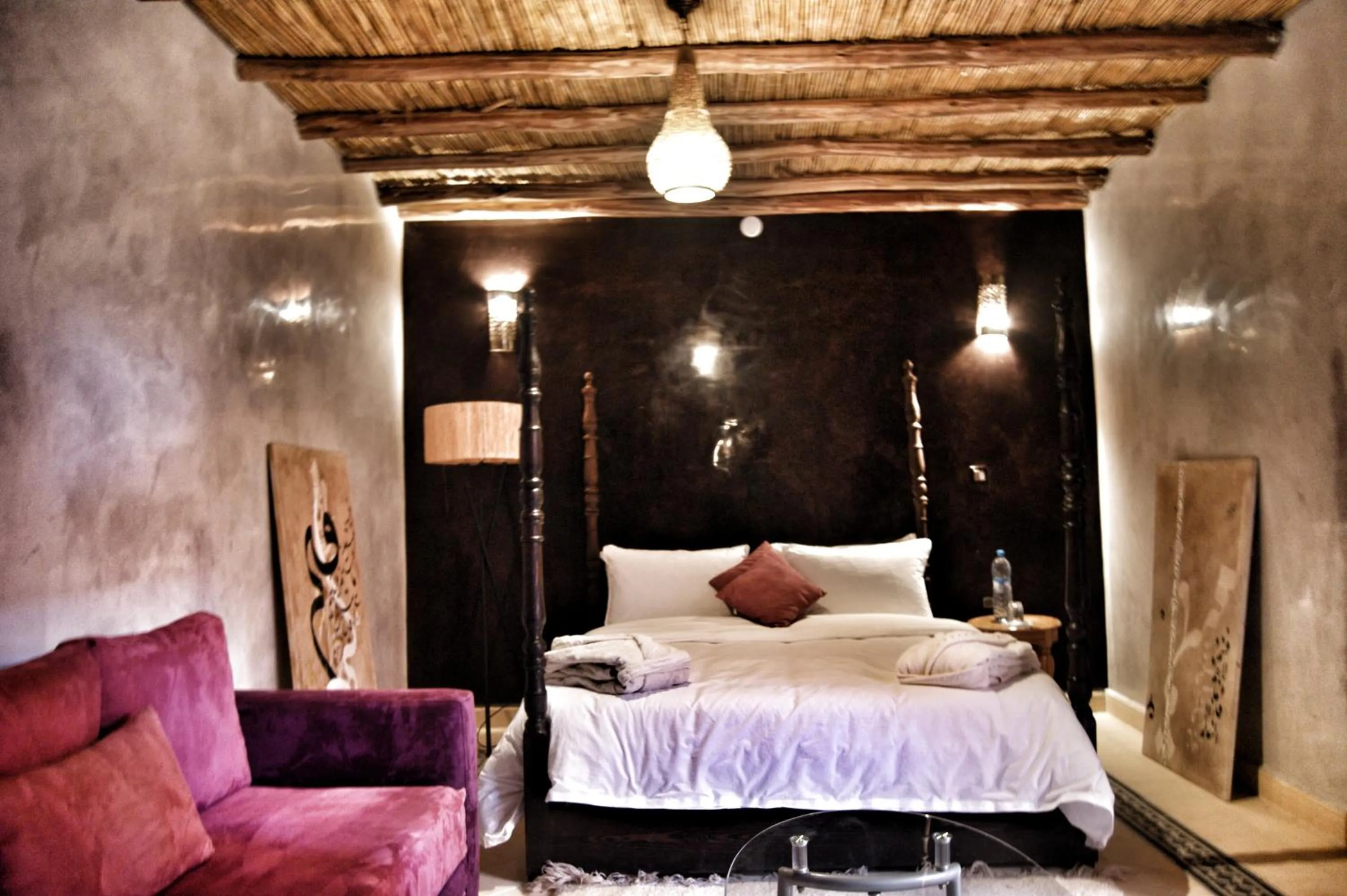 Bedroom, Bed in Riad Abjaou
