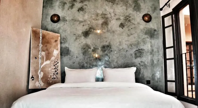 Bedroom, Bed in Riad Abjaou