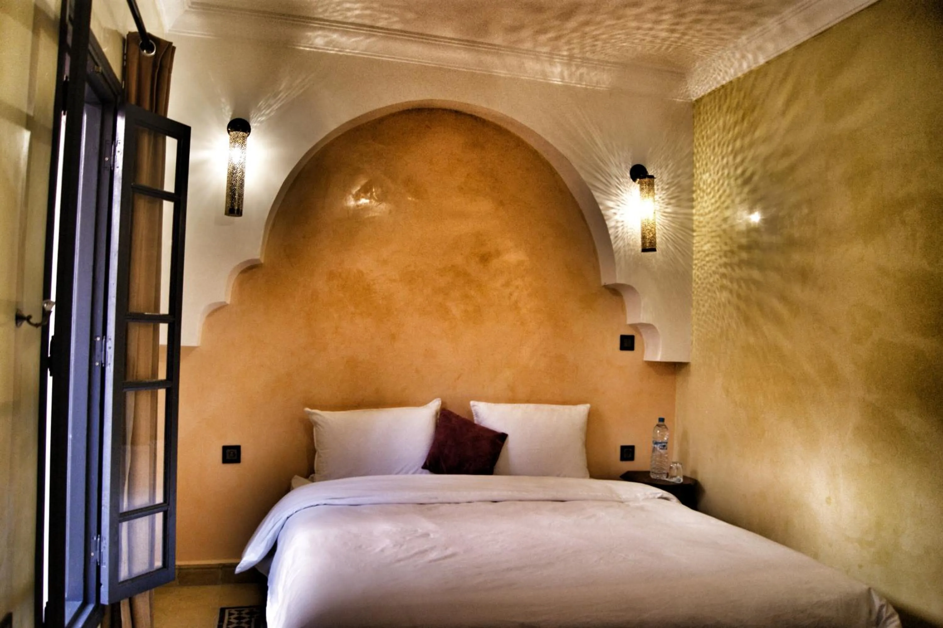Bedroom, Bed in Riad Abjaou