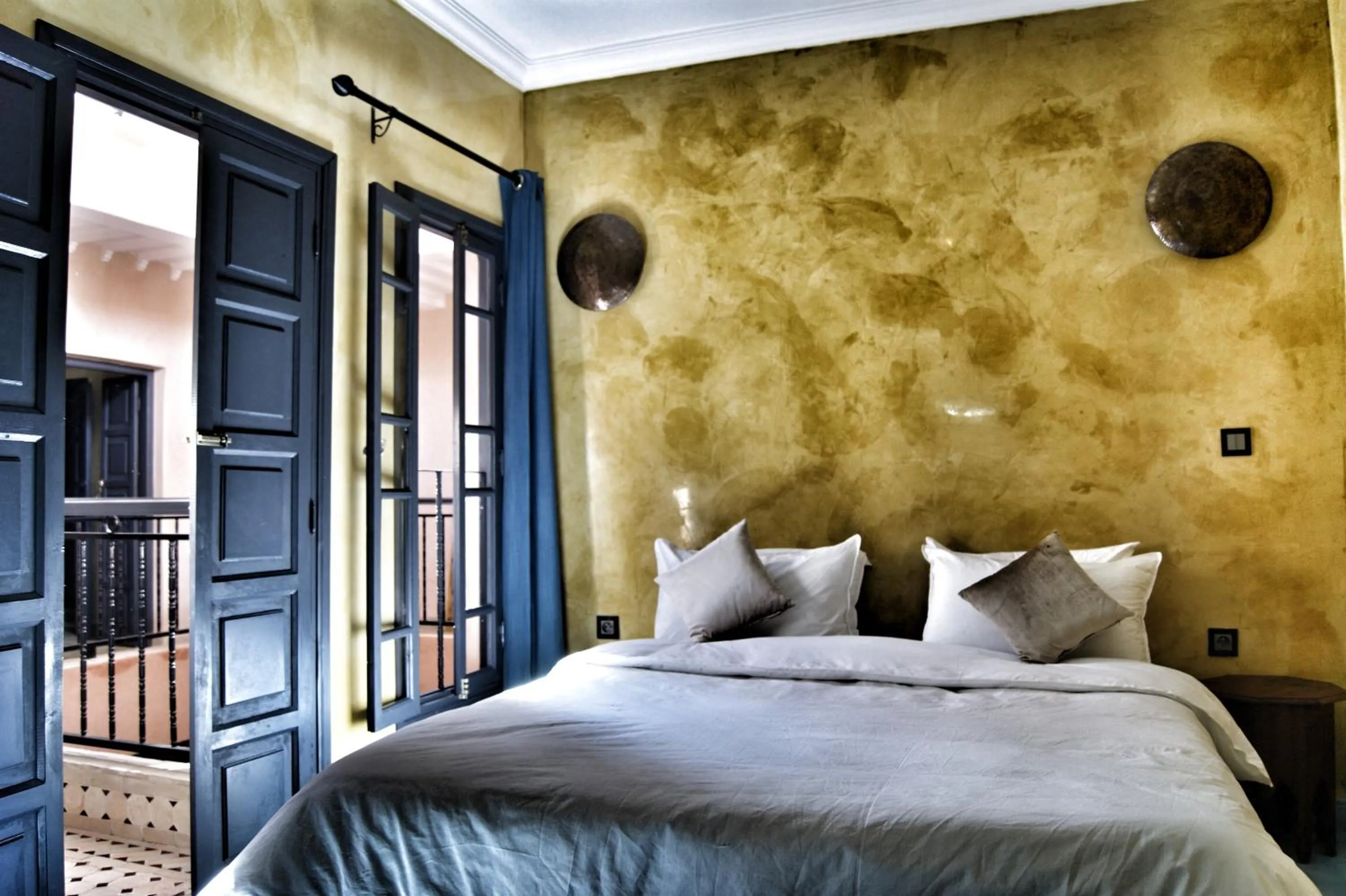 Bedroom, Bed in Riad Abjaou