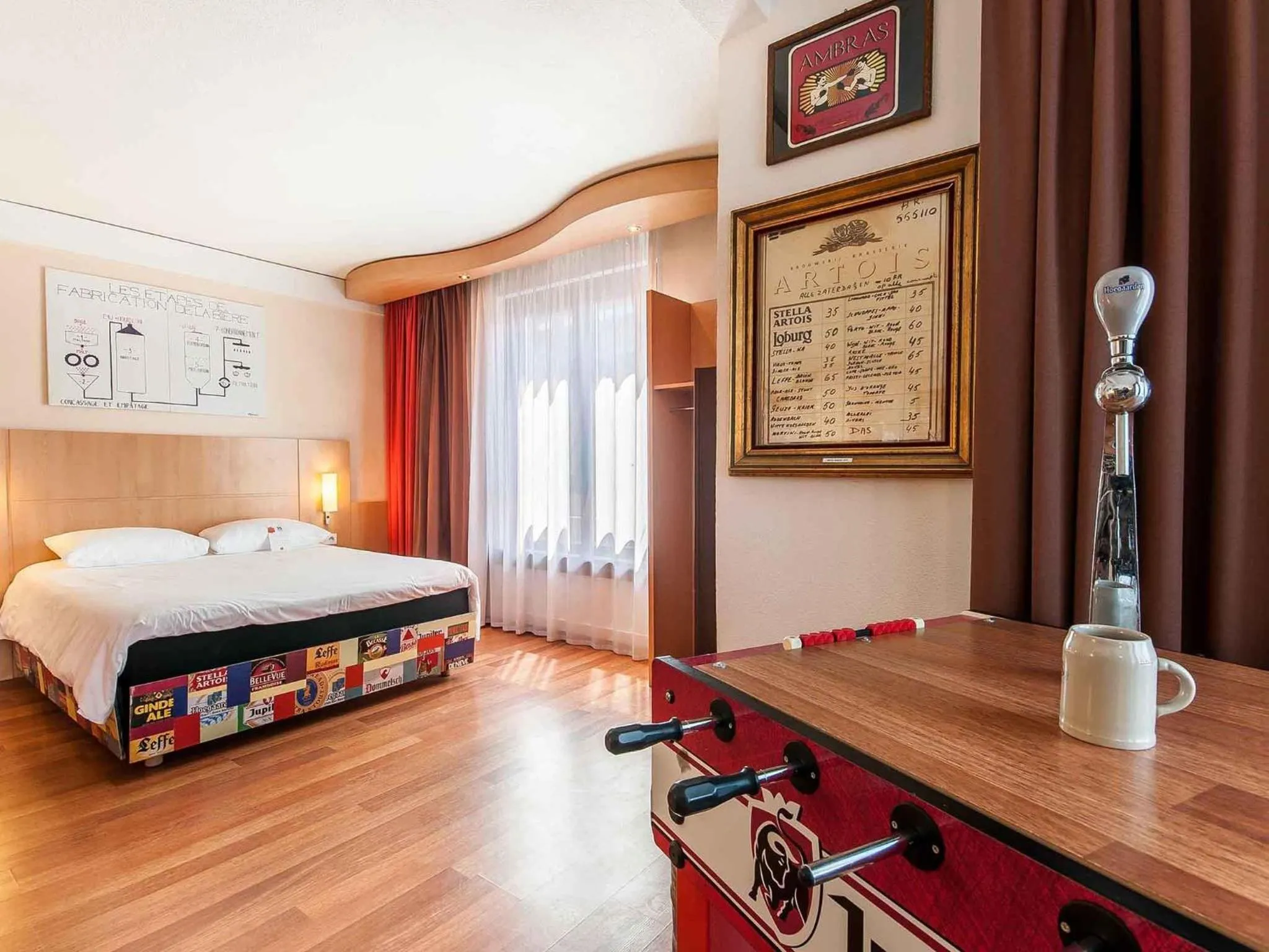 Bedroom, Bed in ibis Hotel Brussels Centre Gare du Midi