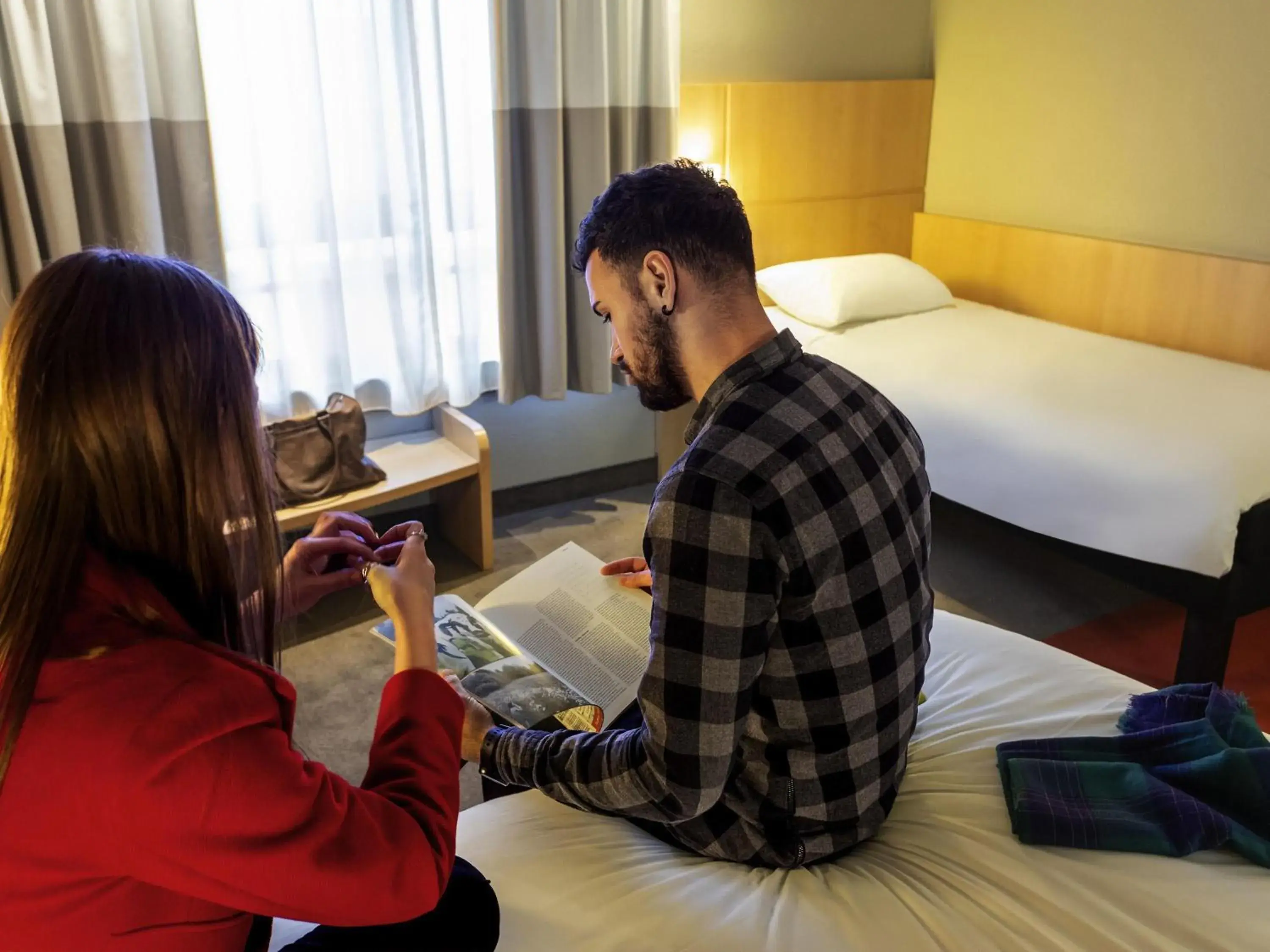 Bedroom, Bed in ibis Hotel Brussels Centre Gare du Midi Bedroom, Bed in ibis Hotel Brussels Centre Gare du Midi