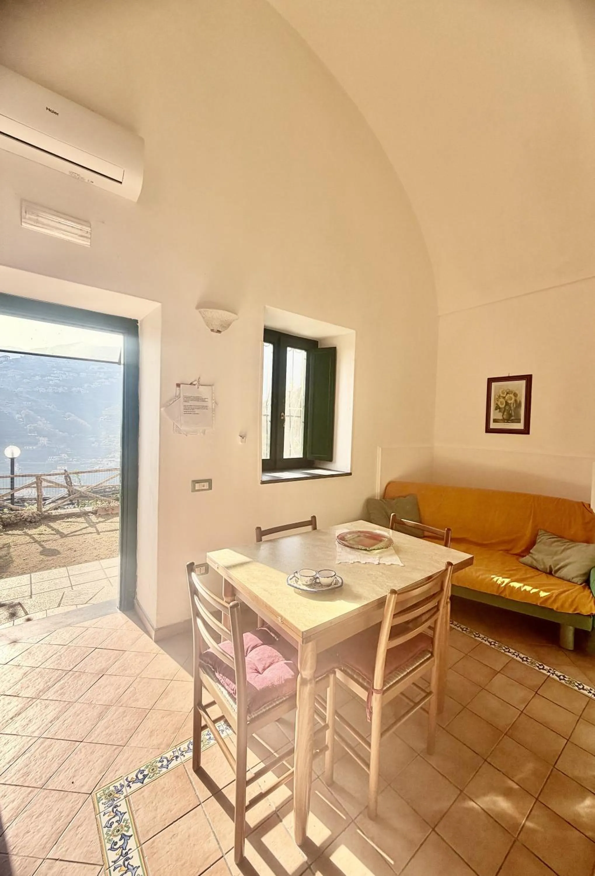 Garden view in Casa Ortensia