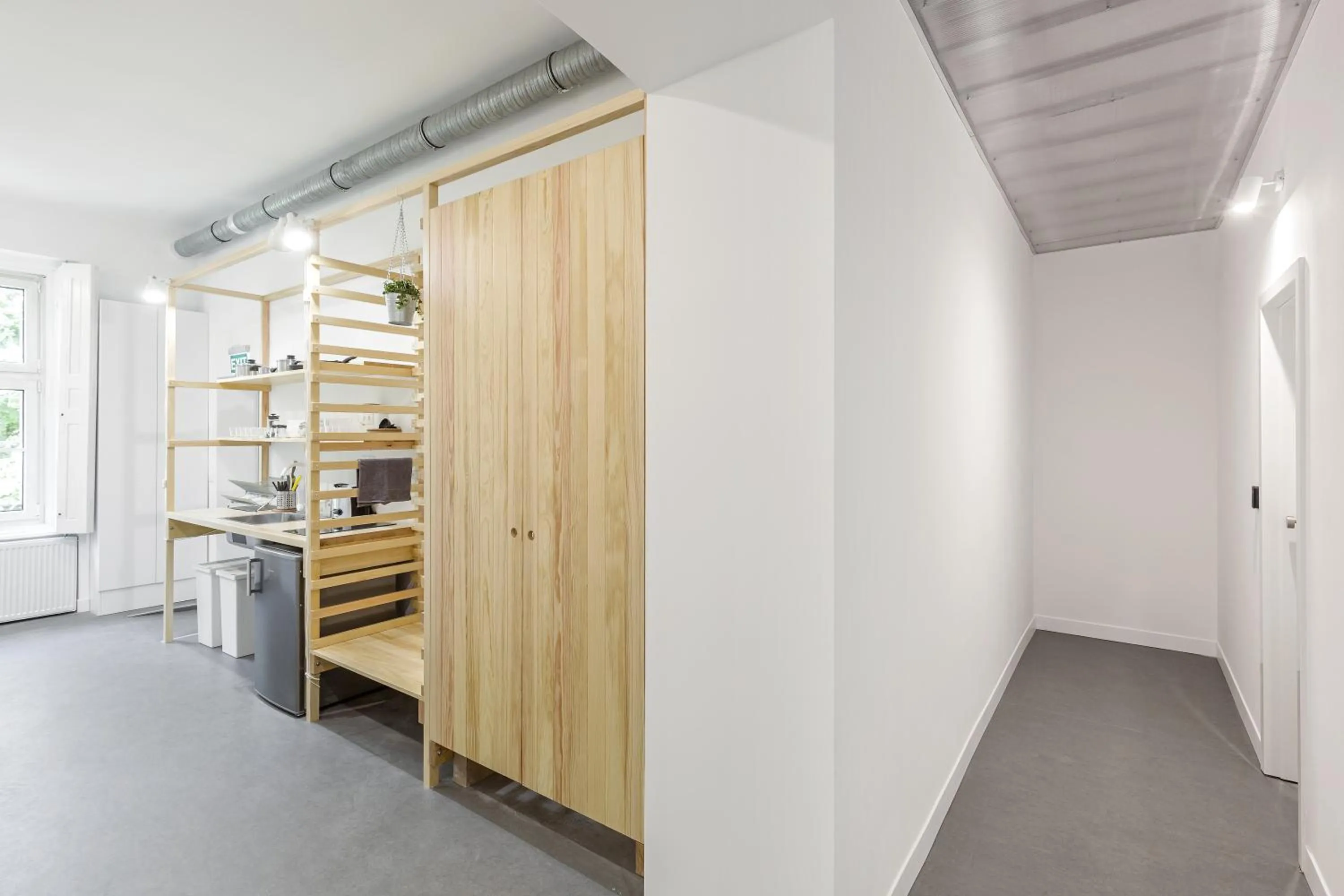 Communal kitchen in Flow Spaces
