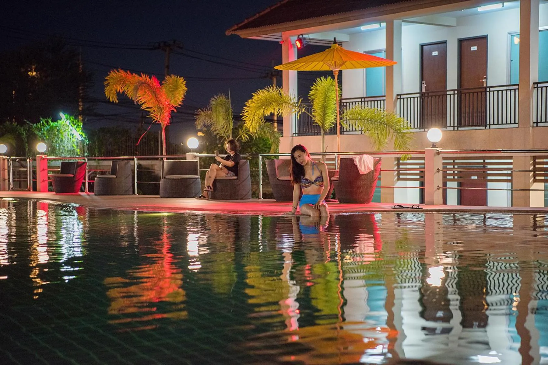 Swimming pool in The Cotai Luxury Design Hotel