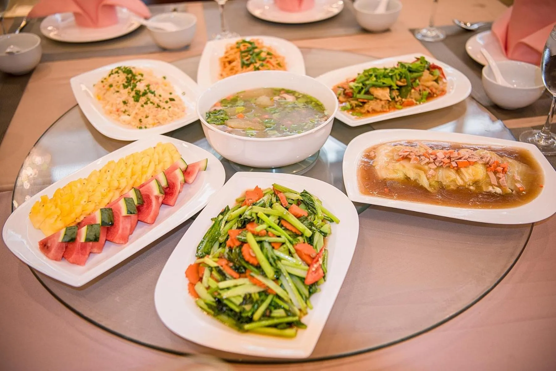 Buffet breakfast in The Cotai Luxury Design Hotel