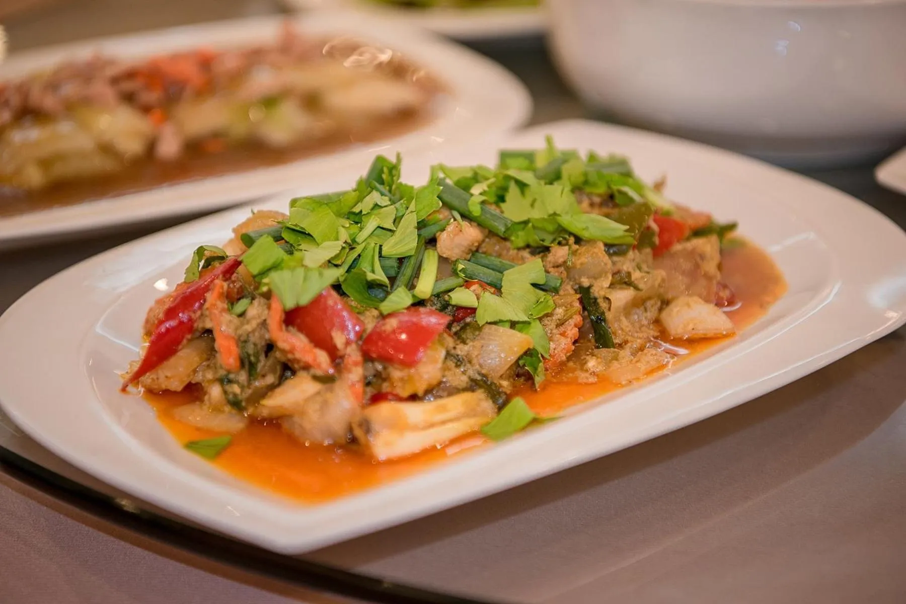 Food close-up in The Cotai Luxury Design Hotel