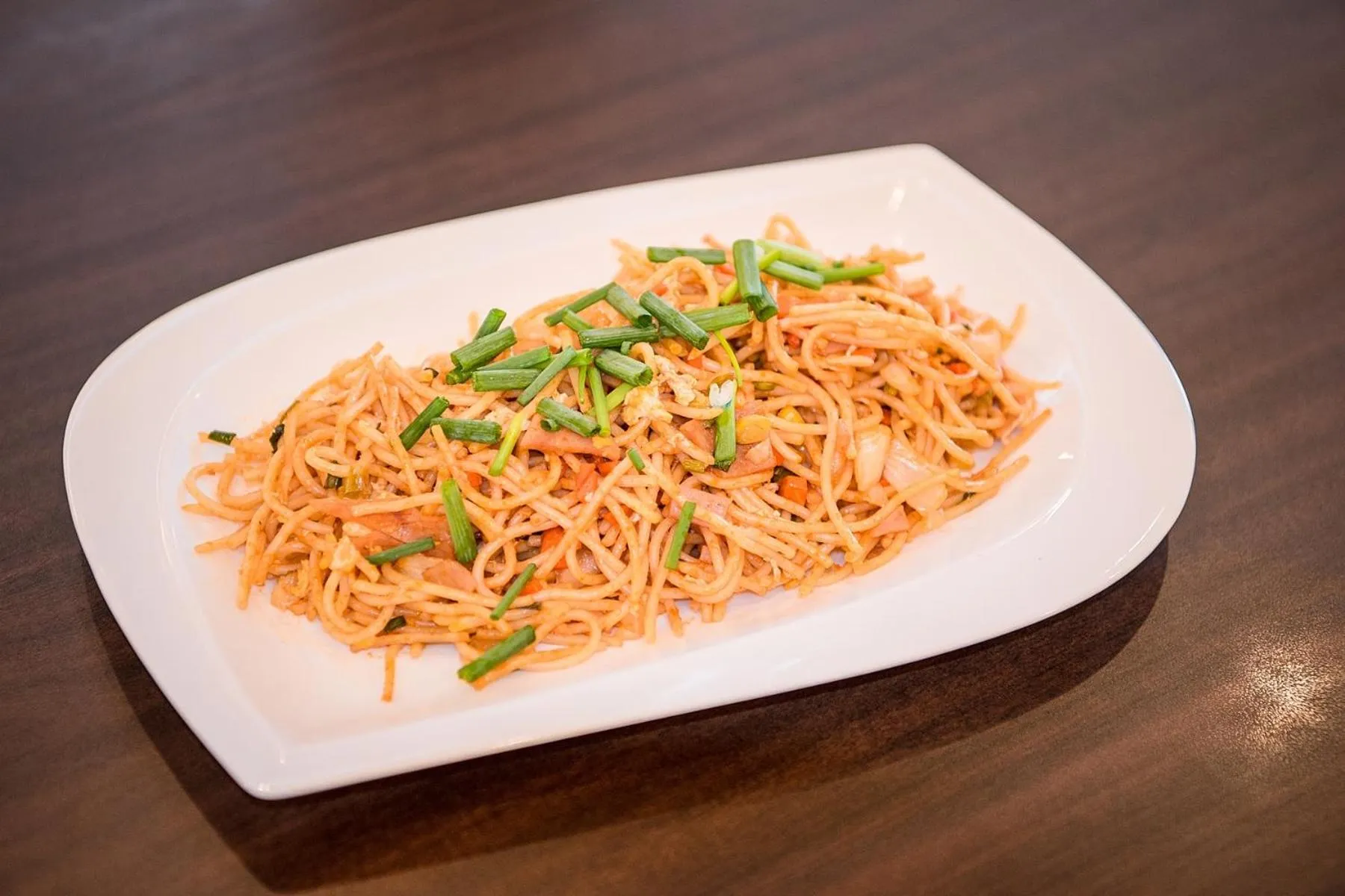 Asian breakfast in The Cotai Luxury Design Hotel