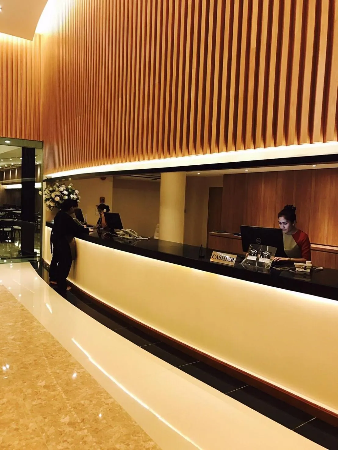 Lobby or reception in The Cotai Luxury Design Hotel