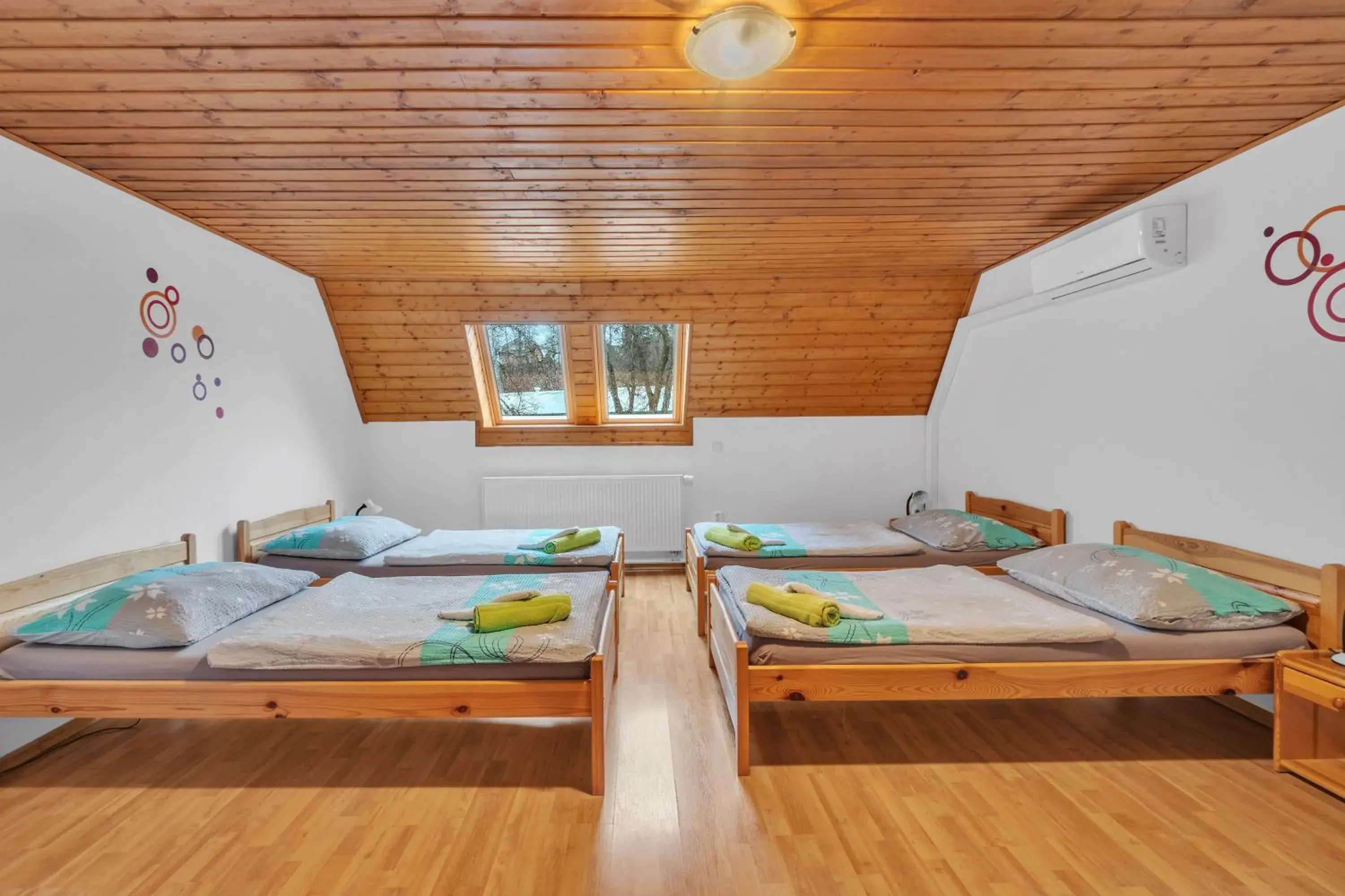 Quadruple Room with Private External Bathroom - single occupancy in Ubytování nad Bisonem Quadruple Room with Private External Bathroom - single occupancy in Ubytování nad Bisonem