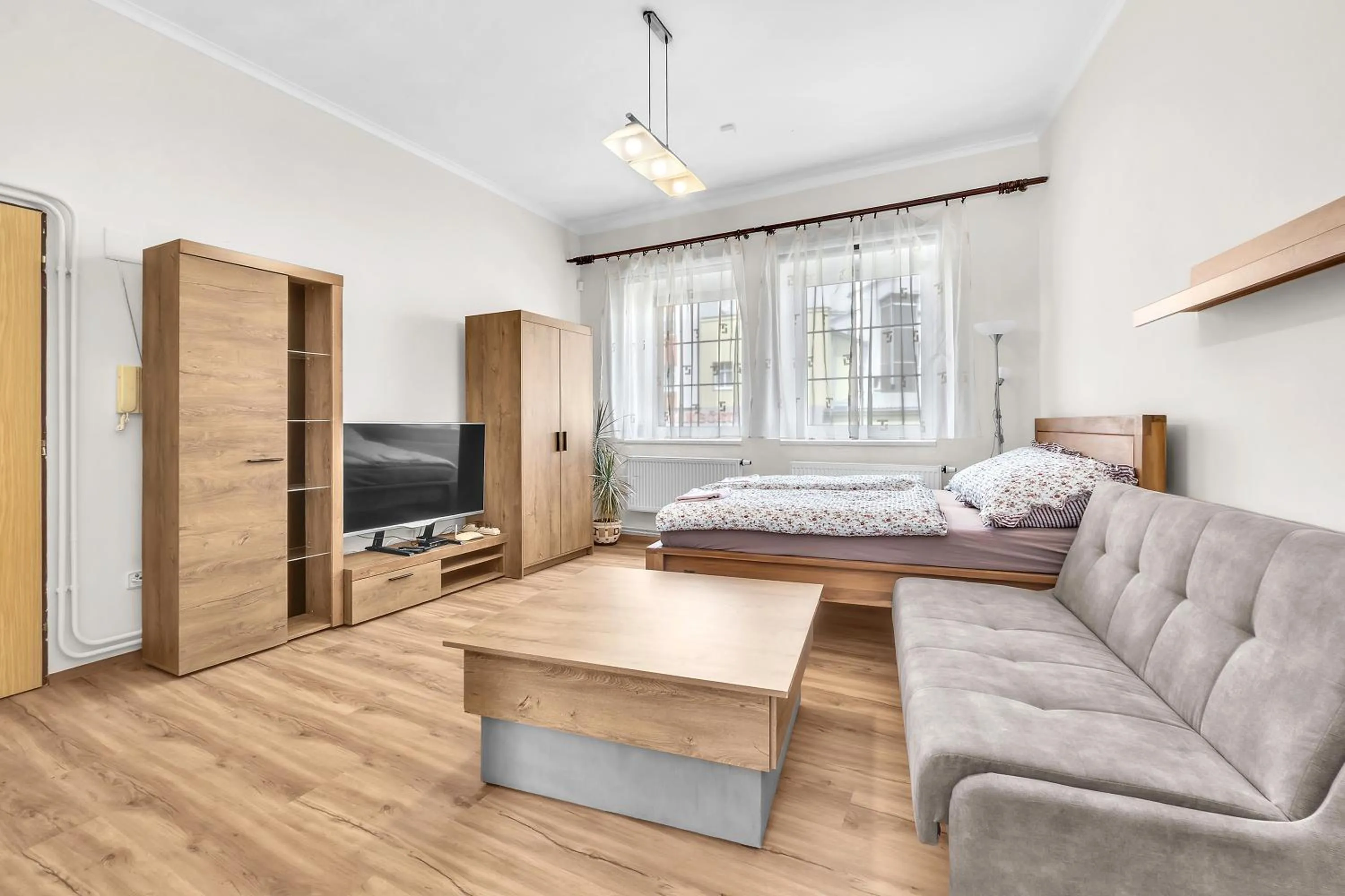 Bed in Ubytování nad Bisonem