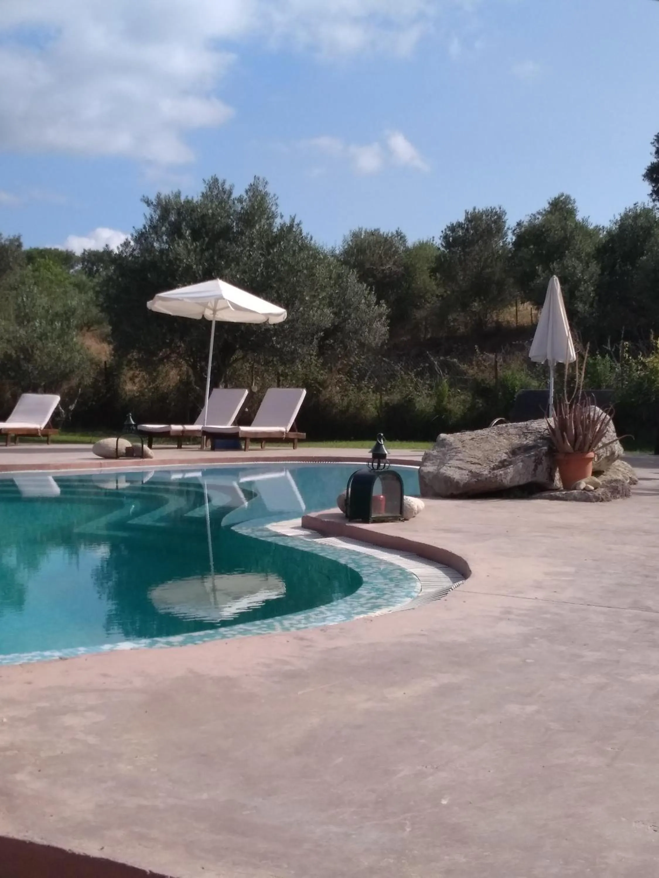 Swimming pool in Volidiera Guesthouse